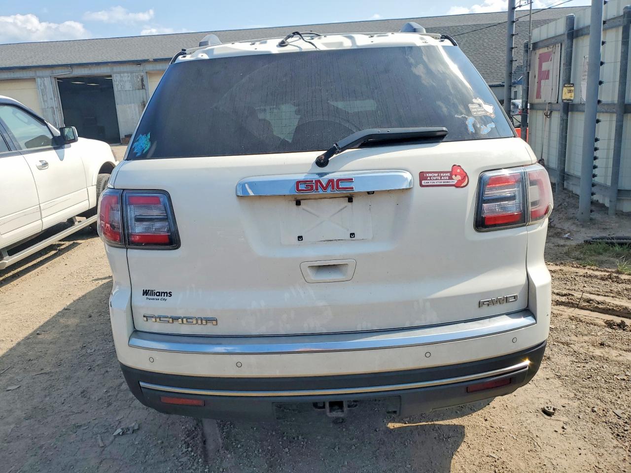 2014 Gmc Acadia Sle Белый vin: 1GKKVPKD0EJ235636