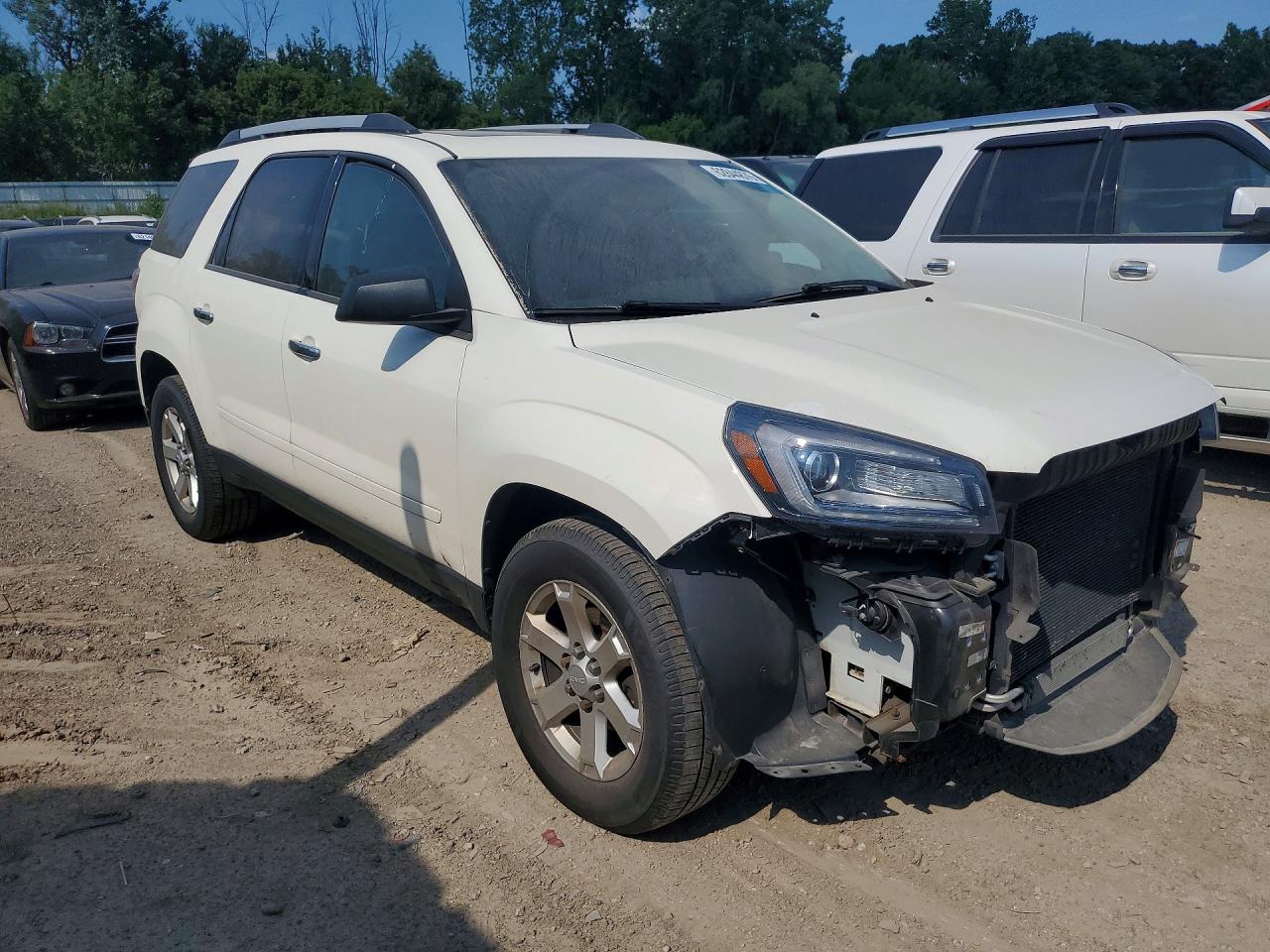 2014 Gmc Acadia Sle Белый vin: 1GKKVPKD0EJ235636