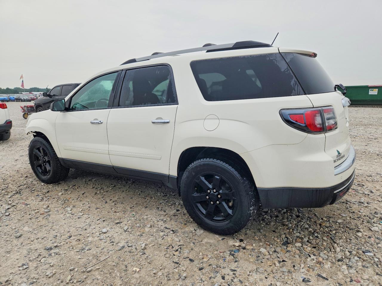 2015 Gmc Acadia Sle White vin: 1GKKVPKD0FJ106040