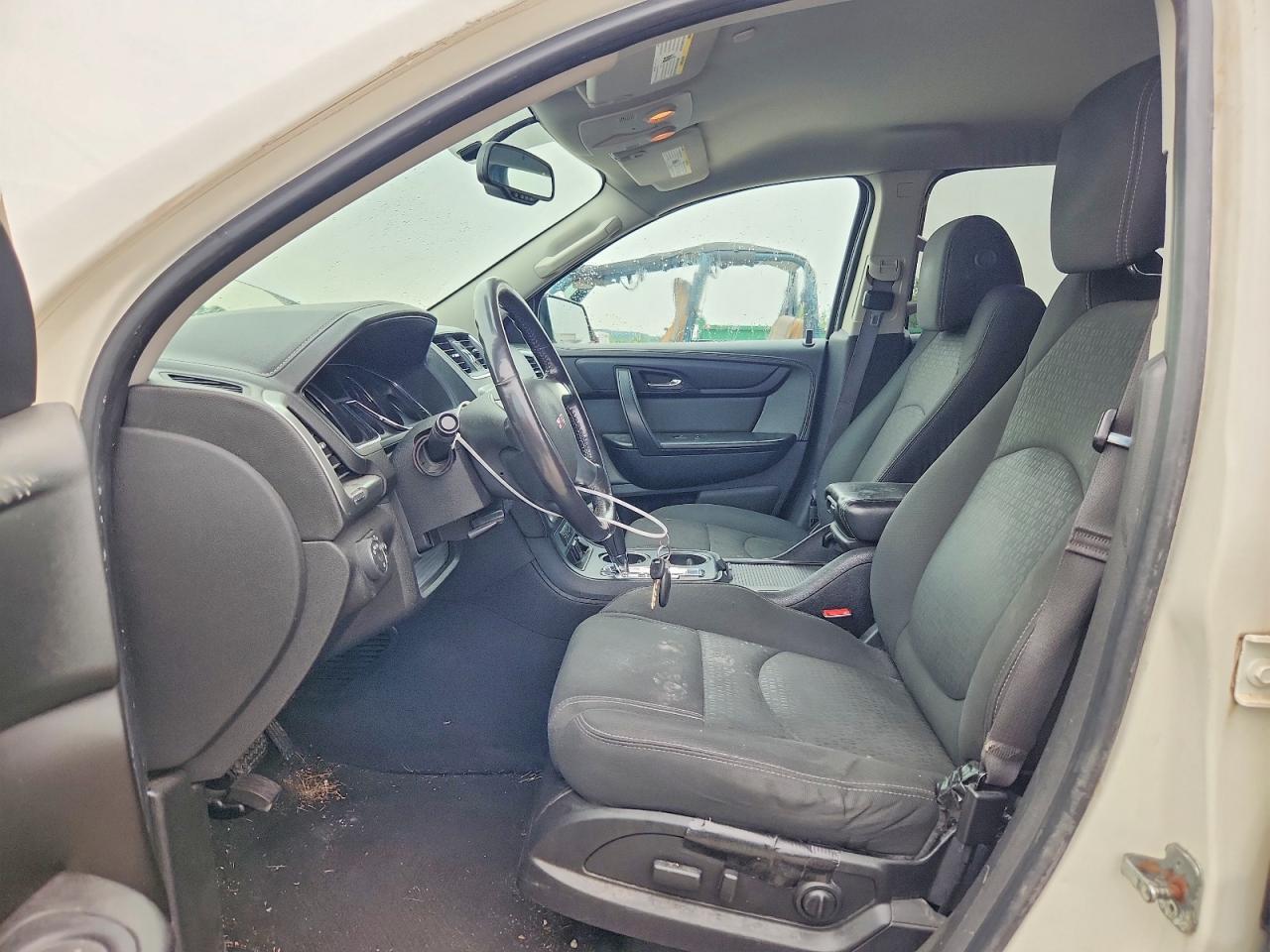 2015 Gmc Acadia Sle White vin: 1GKKVPKD0FJ106040
