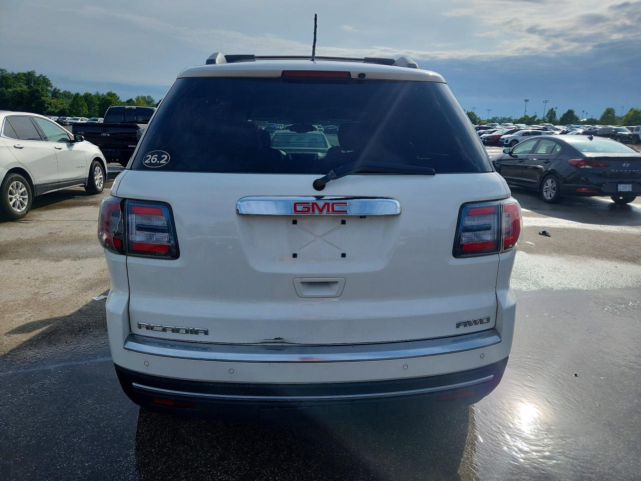2015 Gmc Acadia Sle Белый vin: 1GKKVPKD0FJ248873