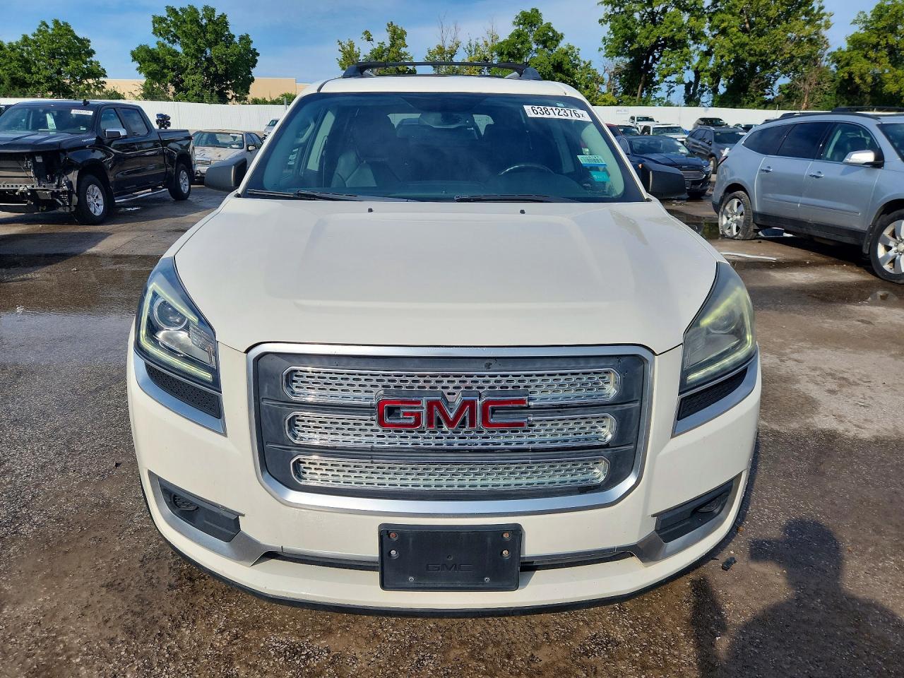 2015 Gmc Acadia Sle Белый vin: 1GKKVPKD0FJ248873