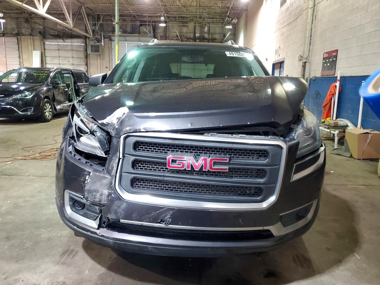 2015 Gmc Acadia Sle Gray vin: 1GKKVPKD0FJ257184