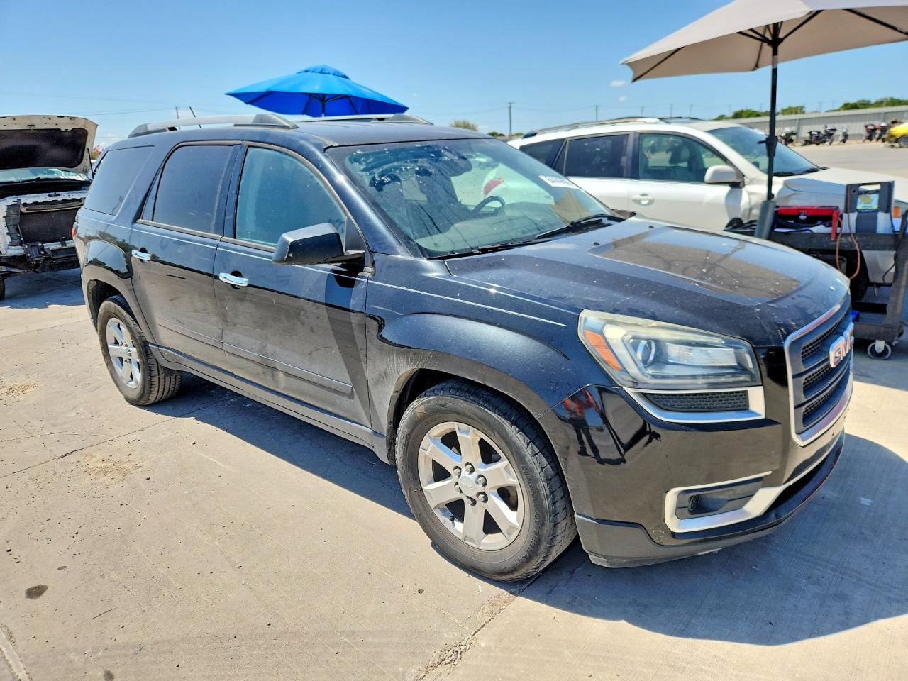 2015 Gmc Acadia Sle Black vin: 1GKKVPKD1FJ120612