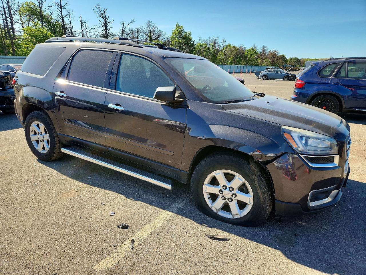 2015 Gmc Acadia Sle Black vin: 1GKKVPKD1FJ140150