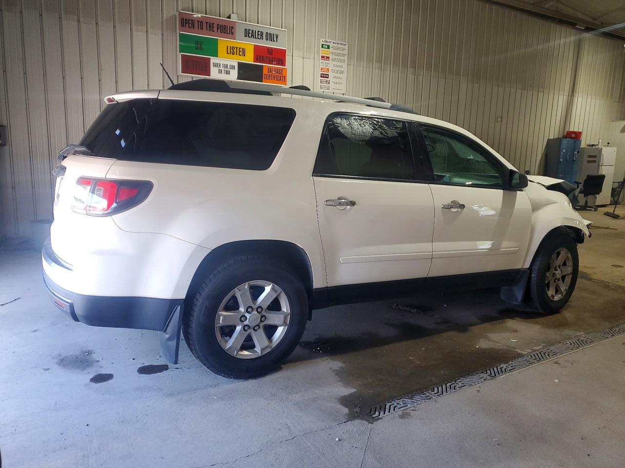 2015 Gmc Acadia Sle Белый vin: 1GKKVPKD1FJ294325