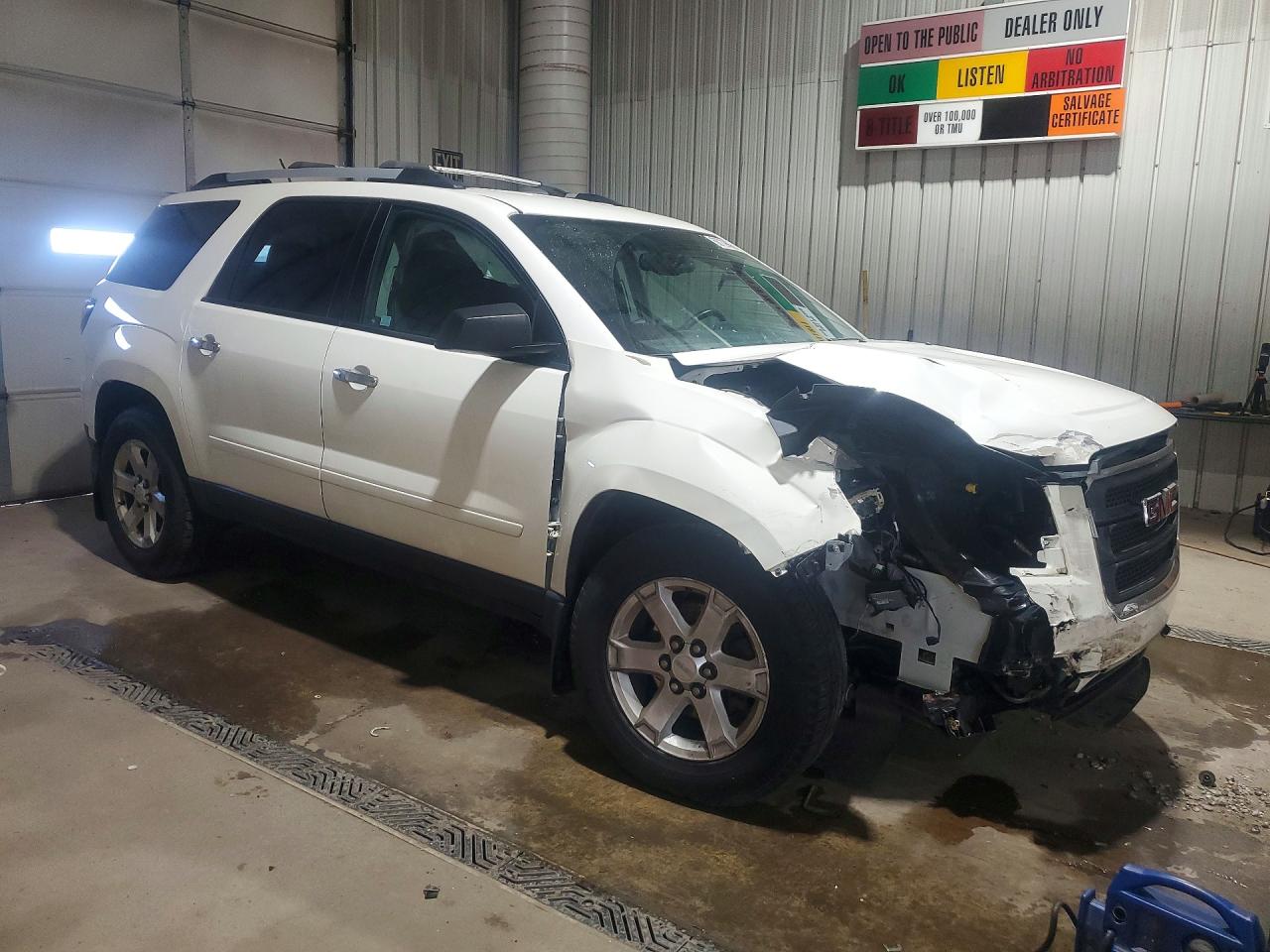 2015 Gmc Acadia Sle Белый vin: 1GKKVPKD1FJ294325