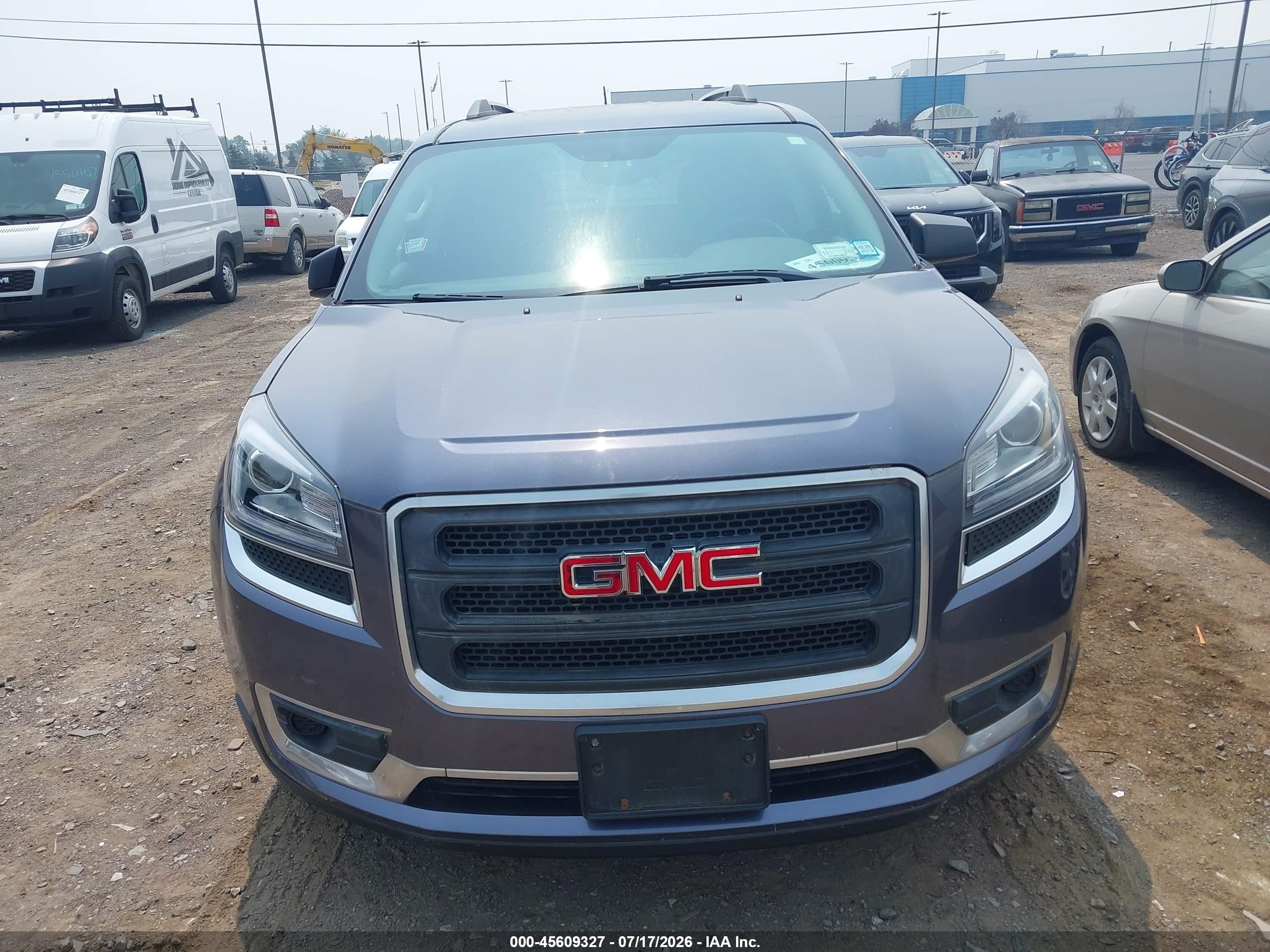 2014 Gmc Acadia Sle-2 Blue vin: 1GKKVPKD2EJ253782