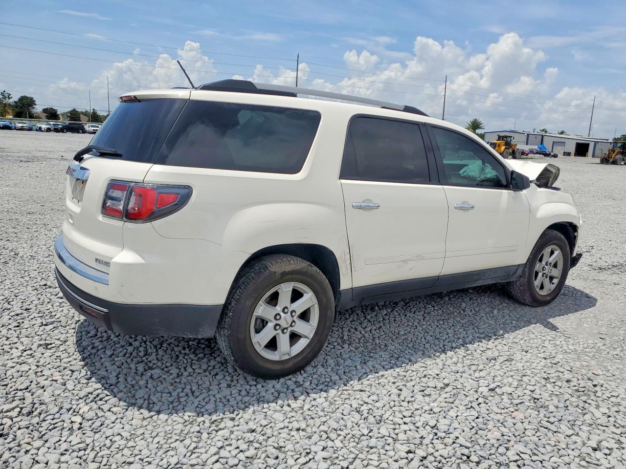 2014 Gmc Acadia Sle White vin: 1GKKVPKD3EJ244945