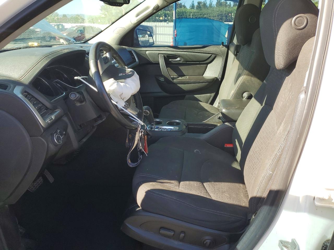 2014 Gmc Acadia Sle White vin: 1GKKVPKD3EJ371422