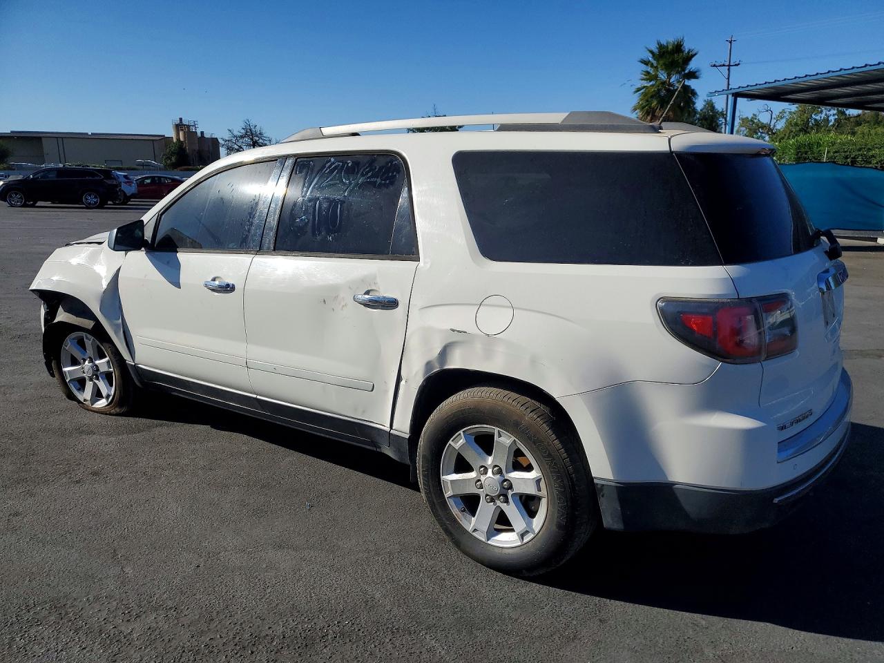 2014 Gmc Acadia Sle White vin: 1GKKVPKD3EJ371422