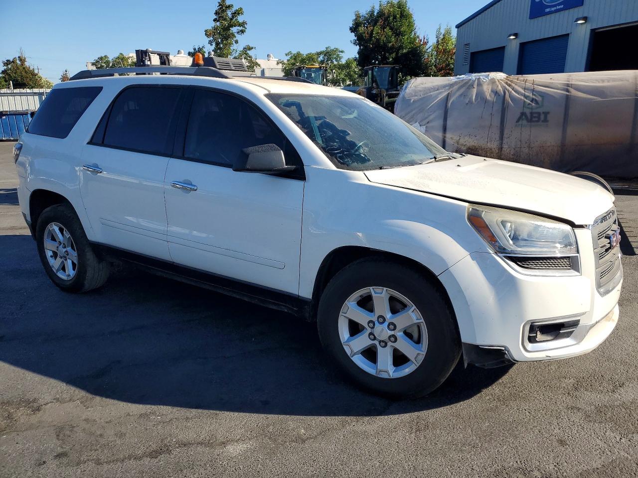 2014 Gmc Acadia Sle White vin: 1GKKVPKD3EJ371422