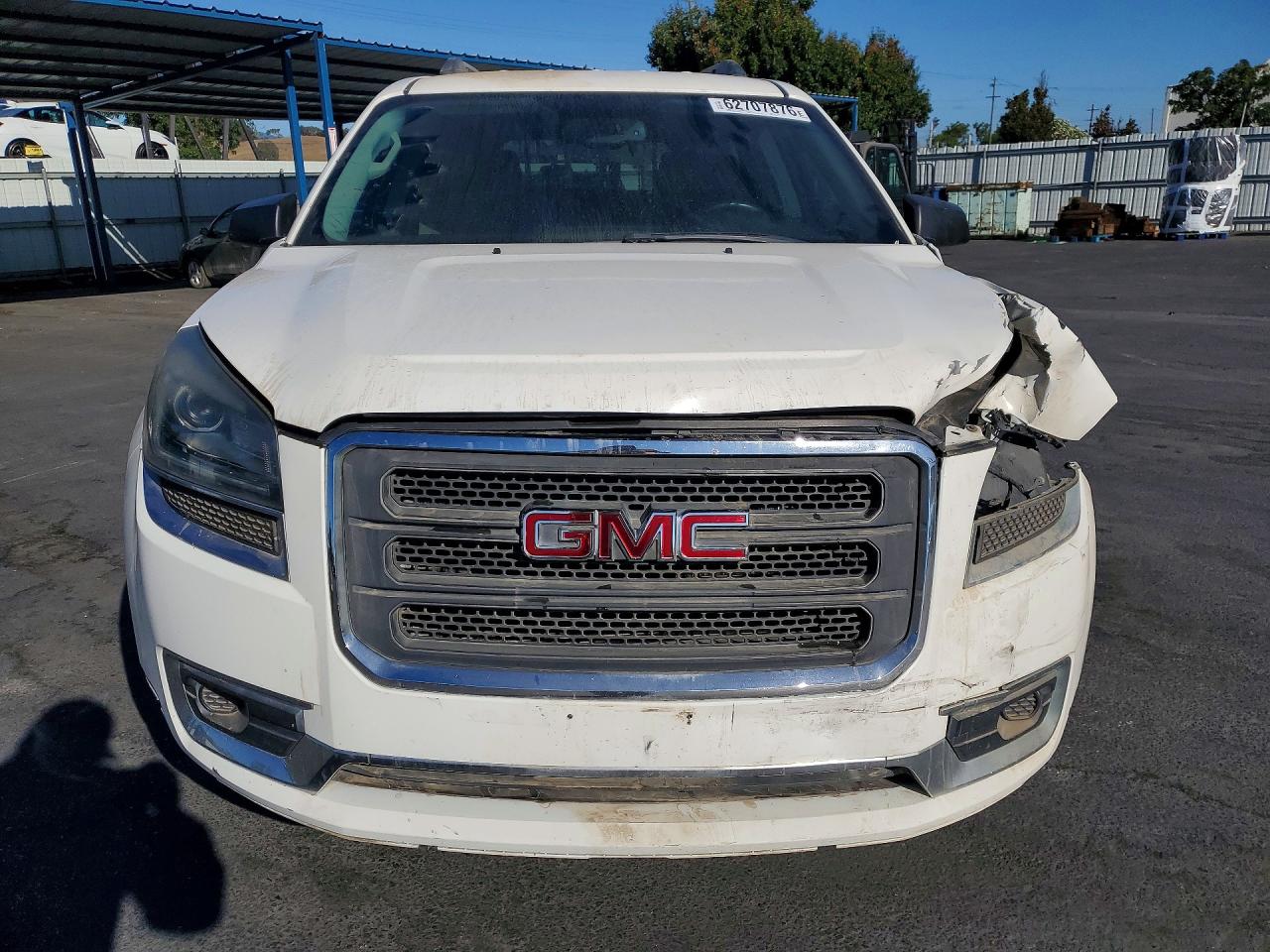 2014 Gmc Acadia Sle White vin: 1GKKVPKD3EJ371422