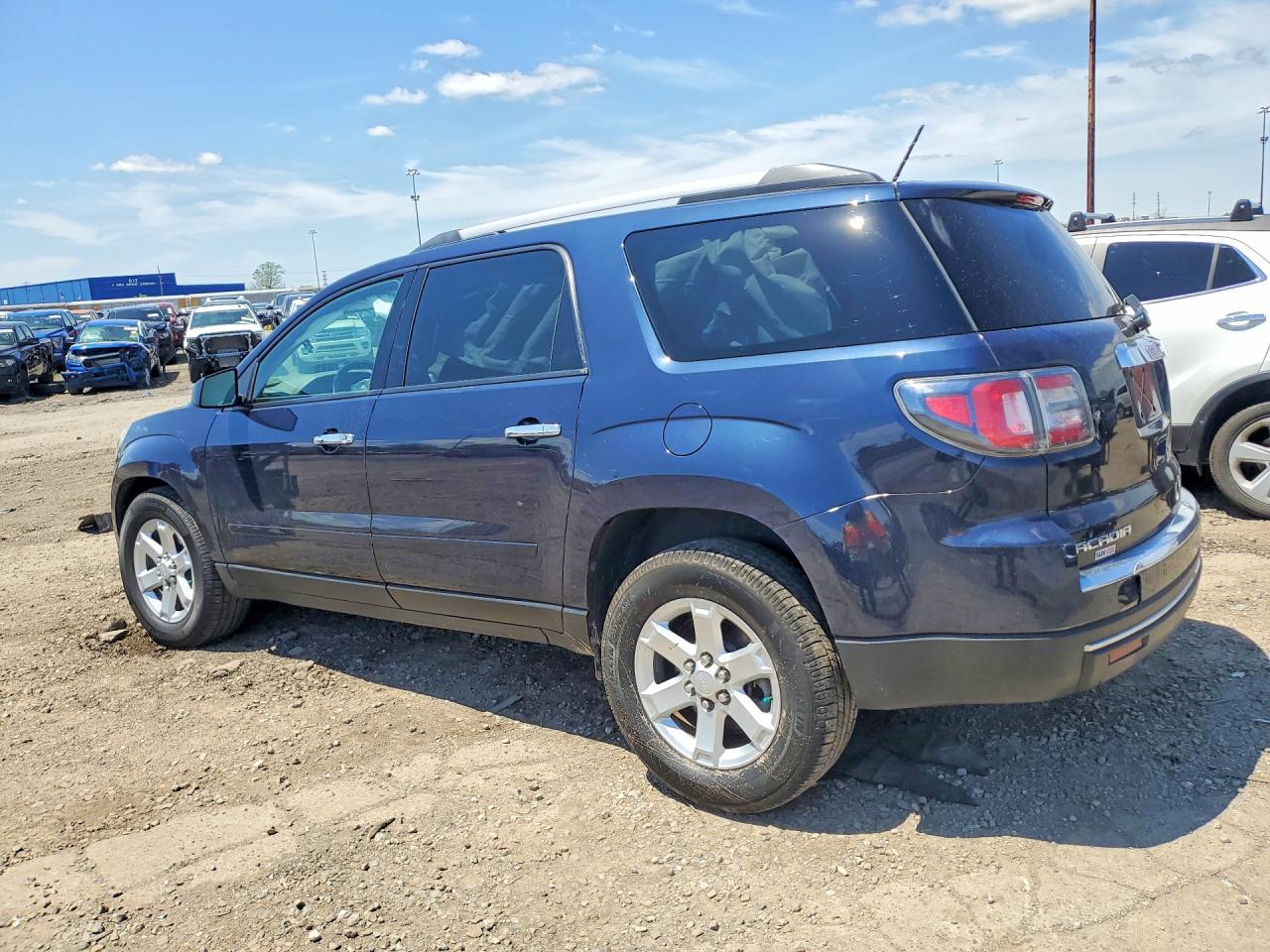 2015 Gmc Acadia Sle Blue vin: 1GKKVPKD3FJ217598