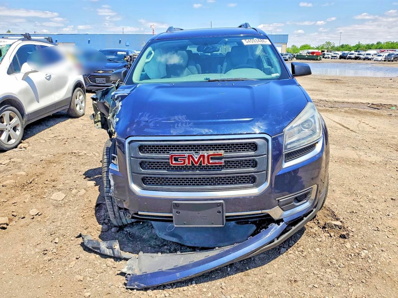 2015 Gmc Acadia Sle Blue vin: 1GKKVPKD3FJ217598