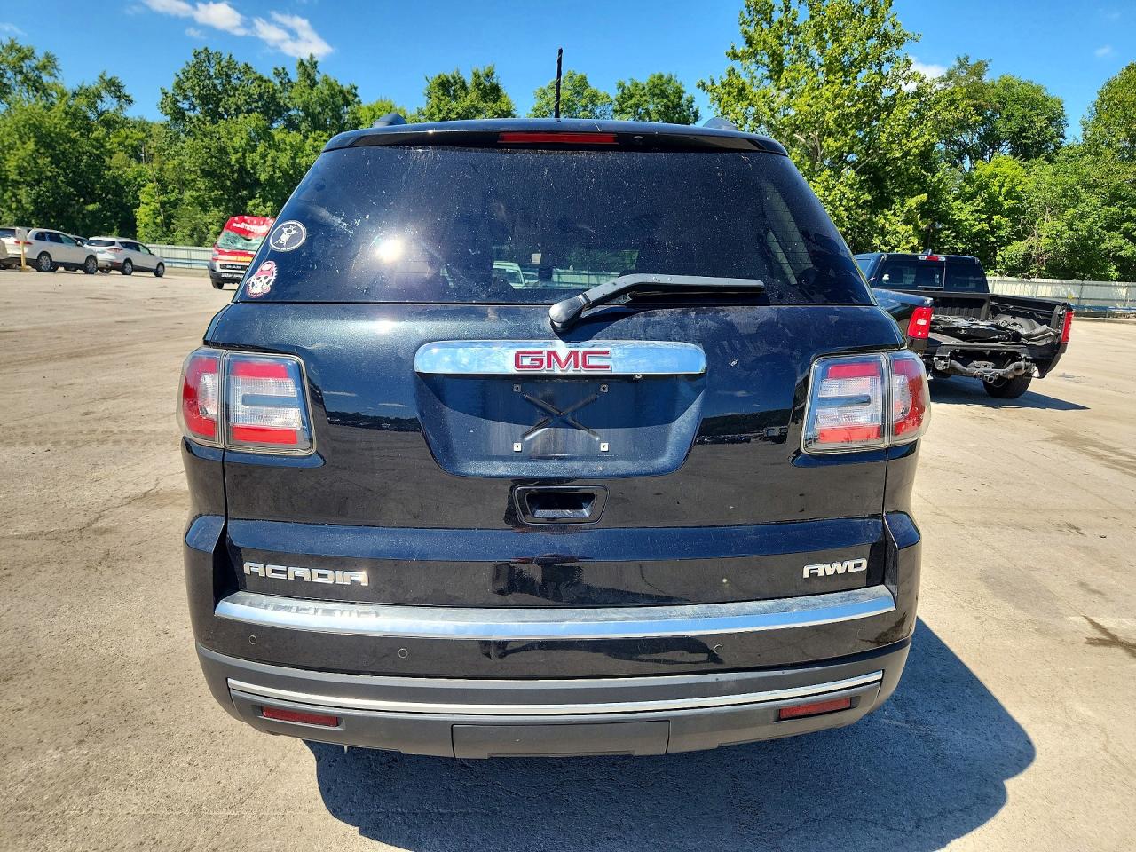 2015 Gmc Acadia Sle Black vin: 1GKKVPKD3FJ304577
