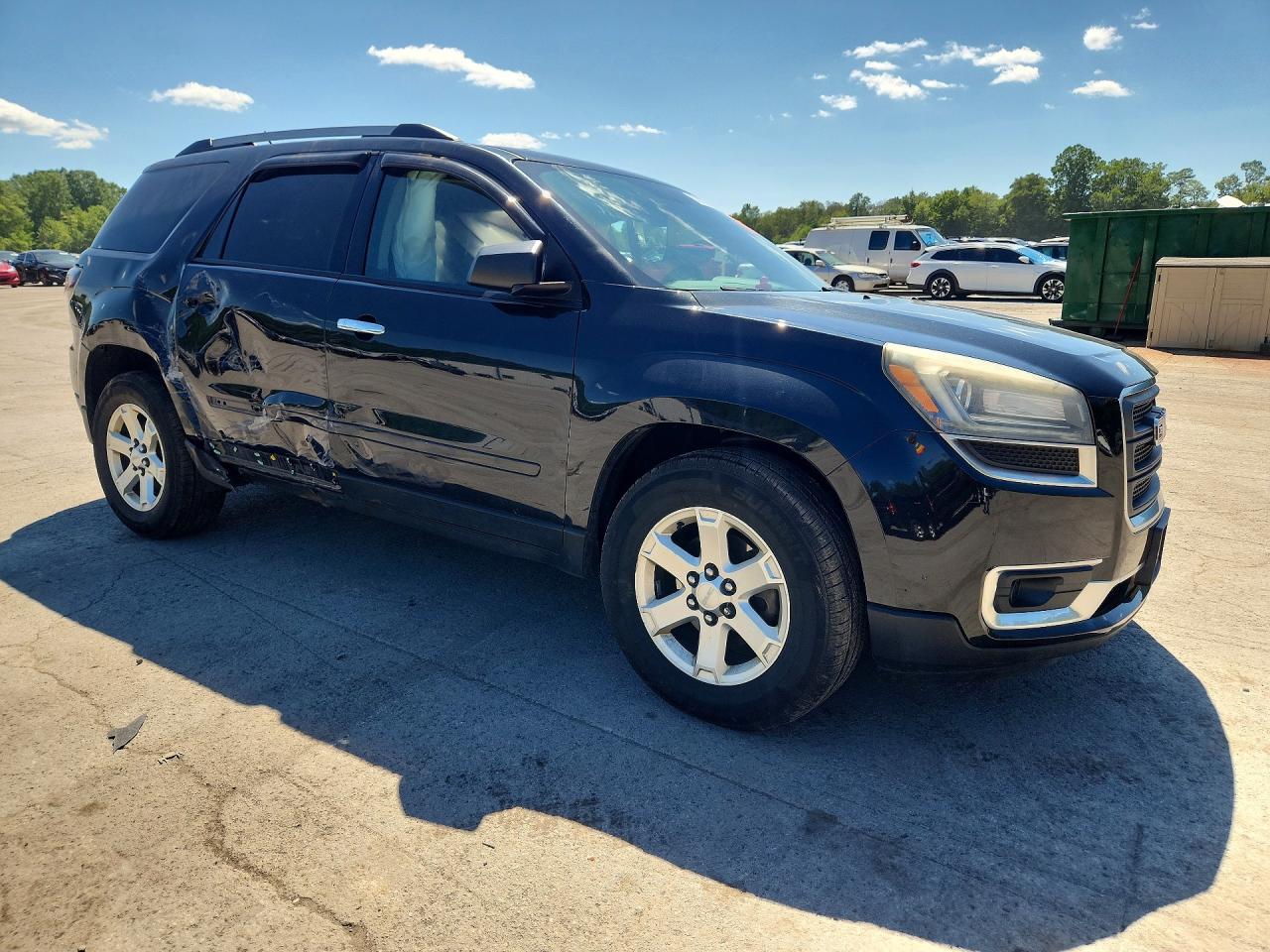 2015 Gmc Acadia Sle Black vin: 1GKKVPKD3FJ304577
