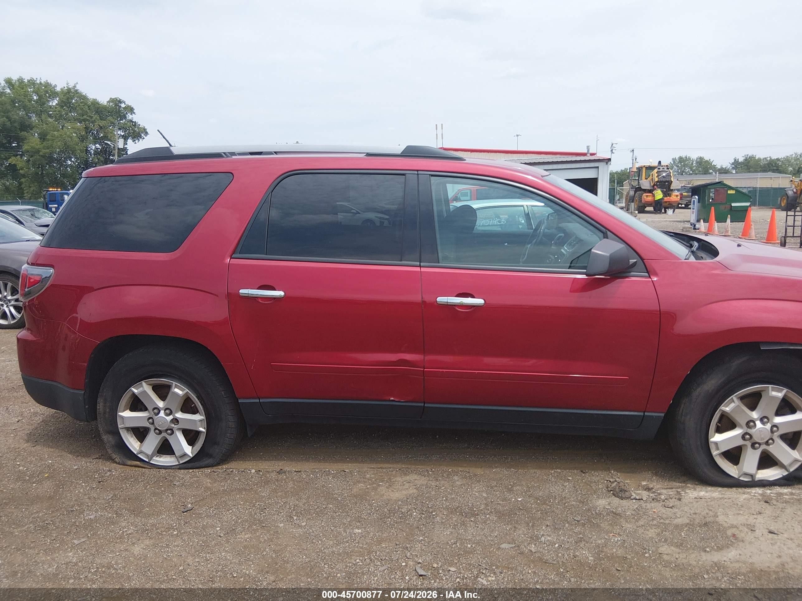 2014 Gmc Acadia Sle-2 Красный vin: 1GKKVPKD4EJ293331