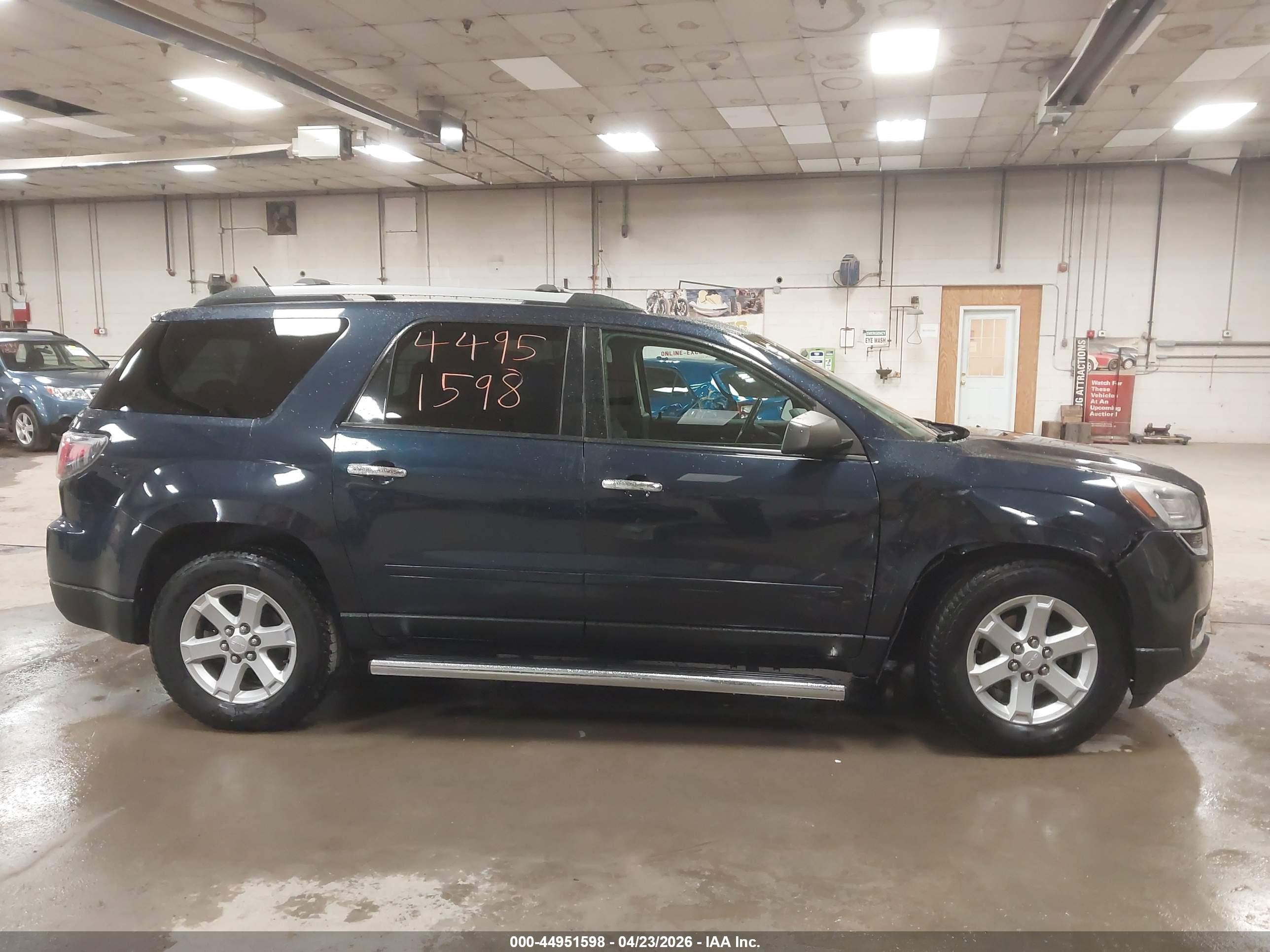 2015 Gmc Acadia Sle-2 Blue vin: 1GKKVPKD4FJ148758