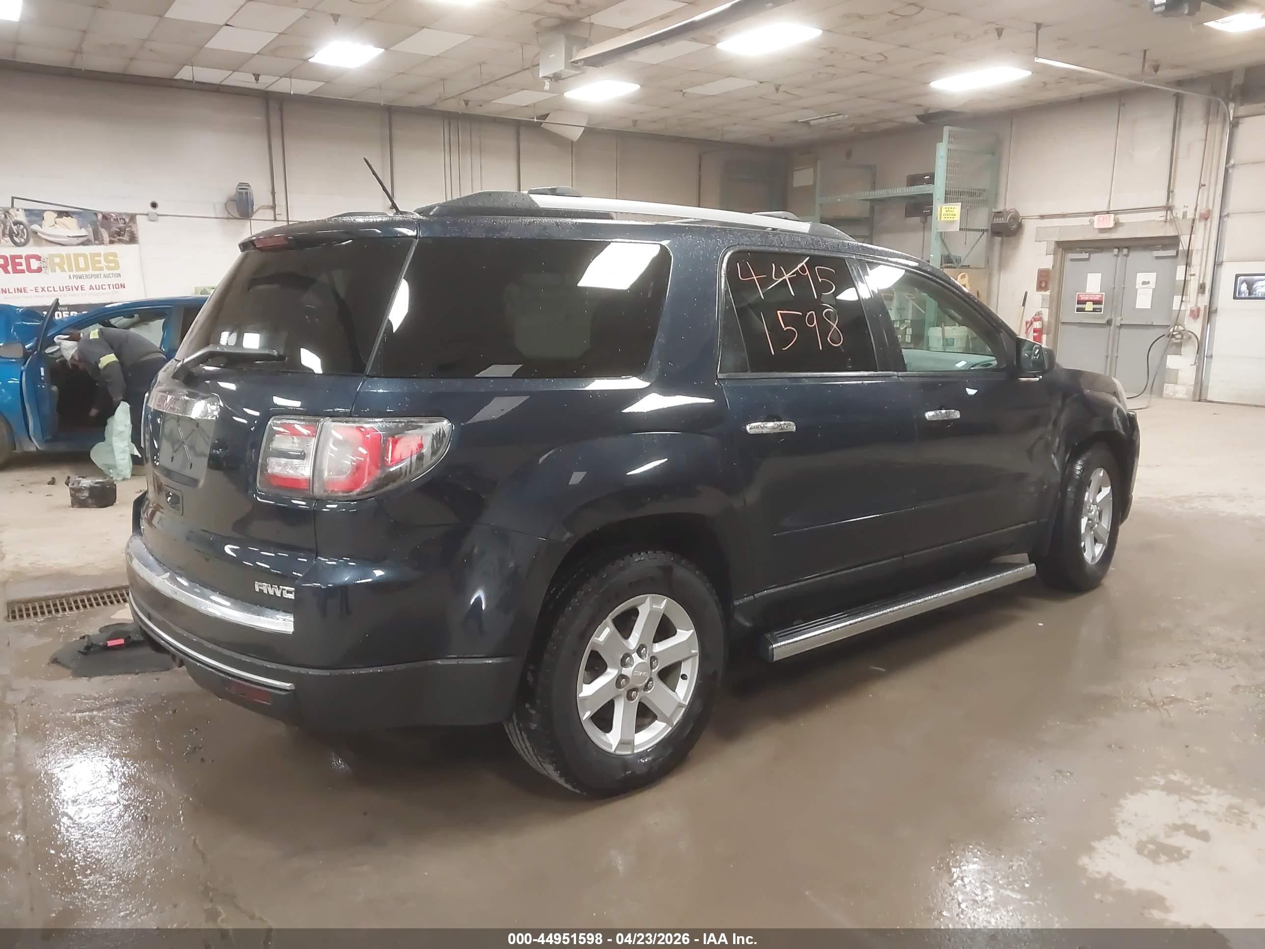 2015 Gmc Acadia Sle-2 Blue vin: 1GKKVPKD4FJ148758