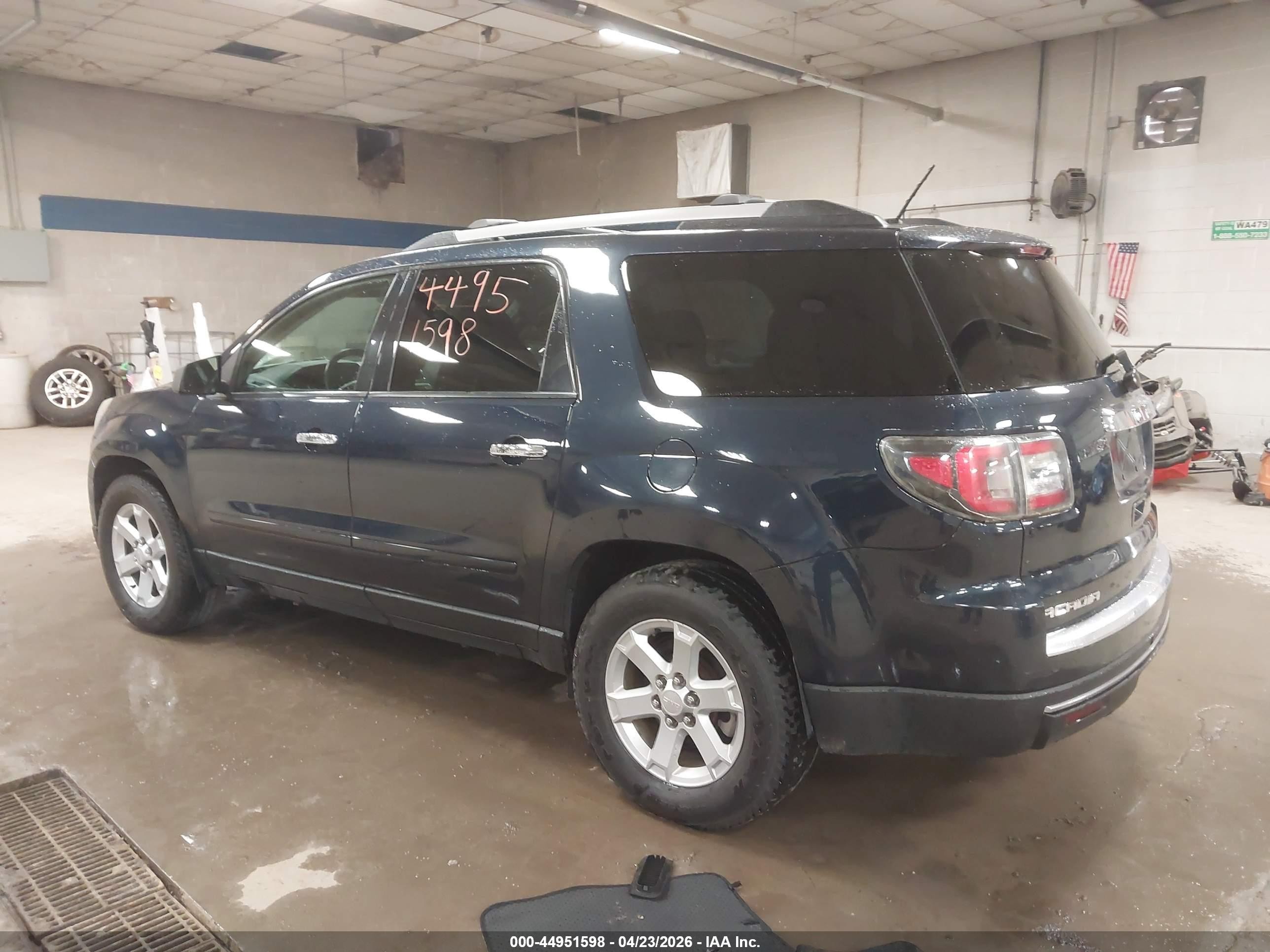 2015 Gmc Acadia Sle-2 Blue vin: 1GKKVPKD4FJ148758