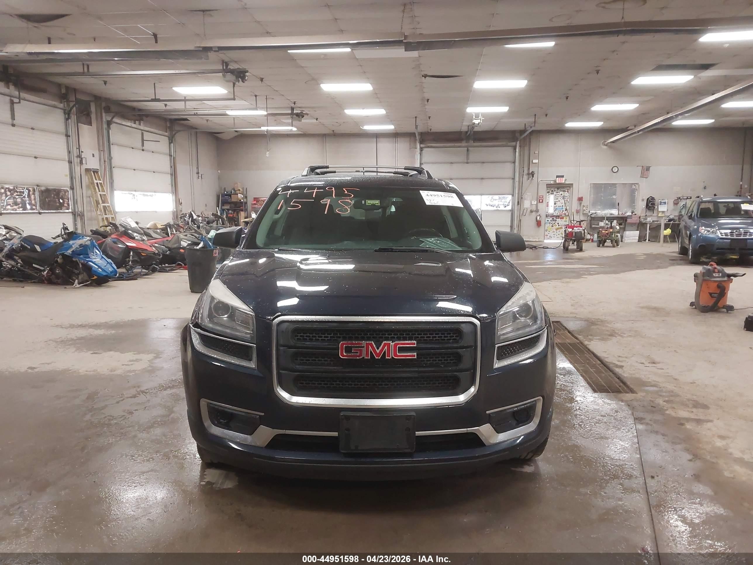 2015 Gmc Acadia Sle-2 Blue vin: 1GKKVPKD4FJ148758