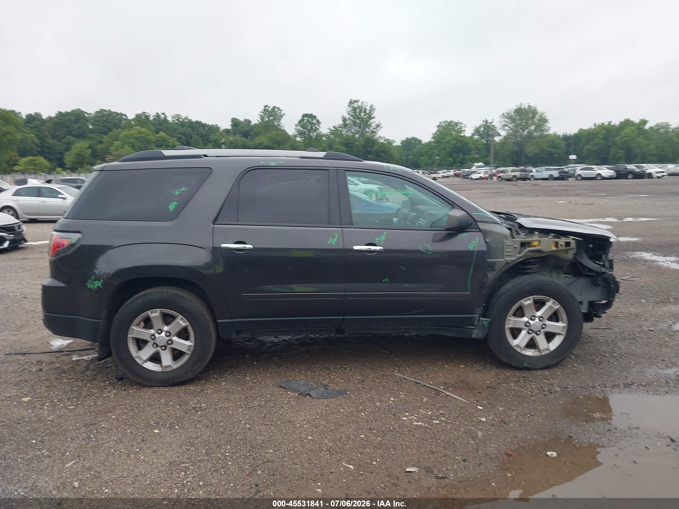 2015 Gmc Acadia Sle-2 Gray vin: 1GKKVPKD4FJ171182