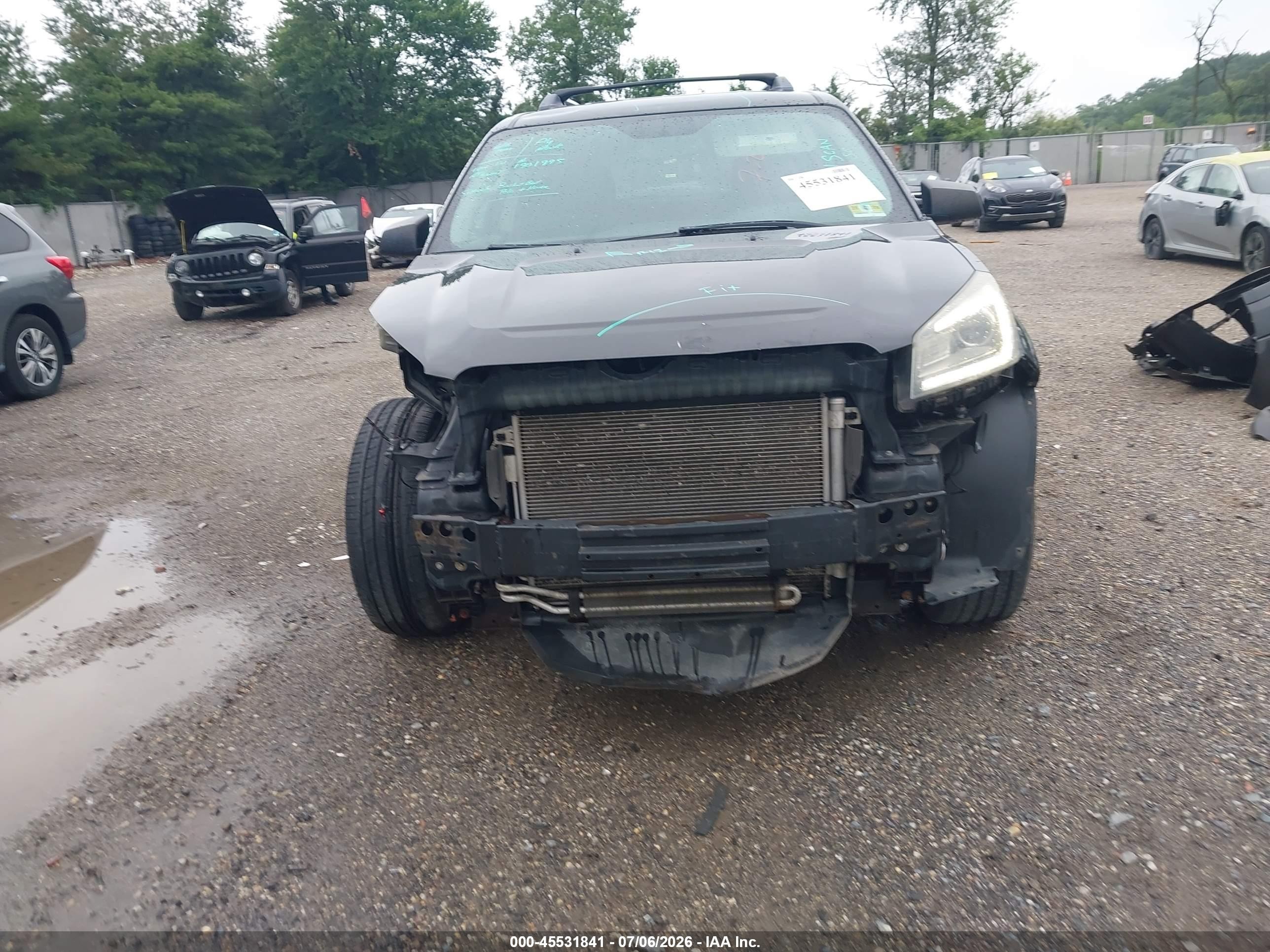 2015 Gmc Acadia Sle-2 Gray vin: 1GKKVPKD4FJ171182