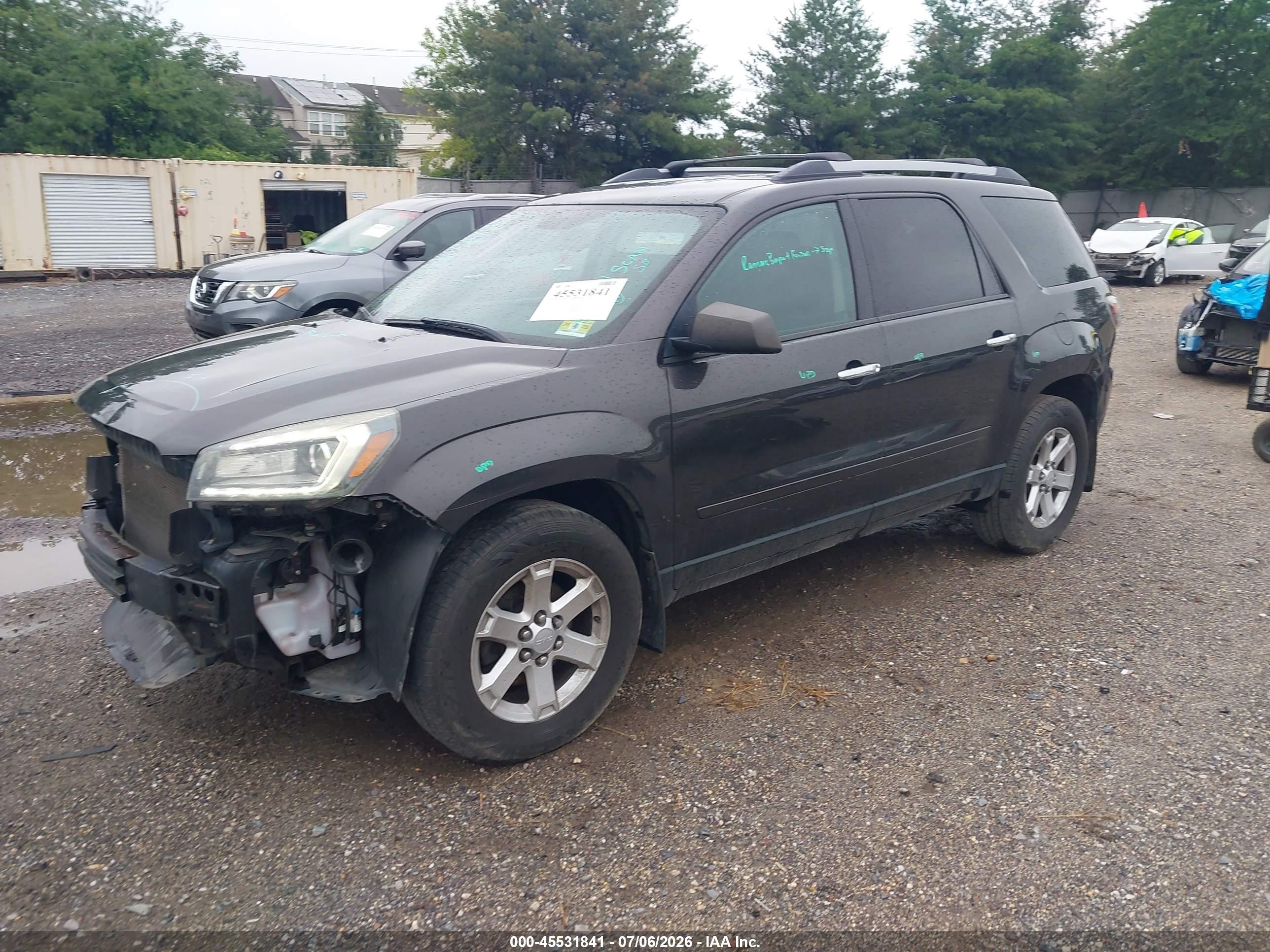 2015 Gmc Acadia Sle-2 Gray vin: 1GKKVPKD4FJ171182