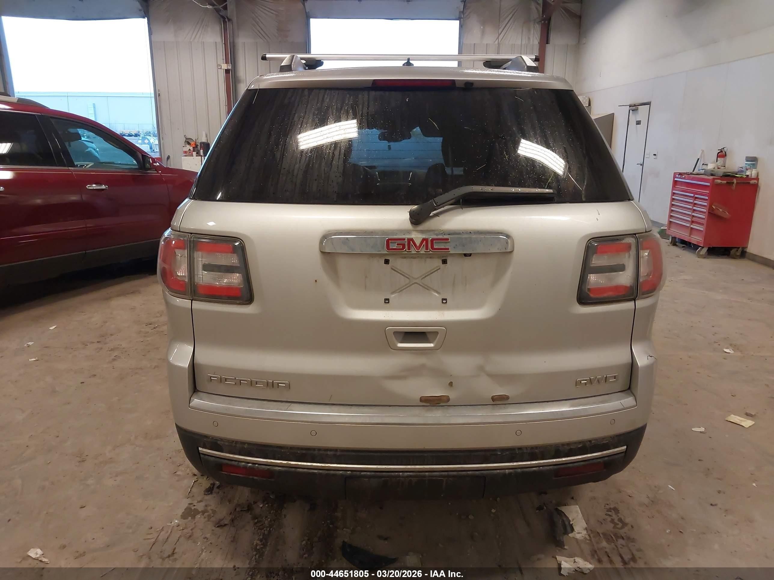 2015 Gmc Acadia Sle-2 Silver vin: 1GKKVPKD5FJ319386