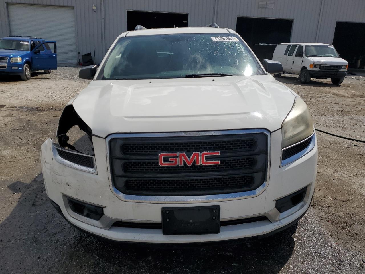 2013 Gmc Acadia Sle White vin: 1GKKVPKD6DJ146166