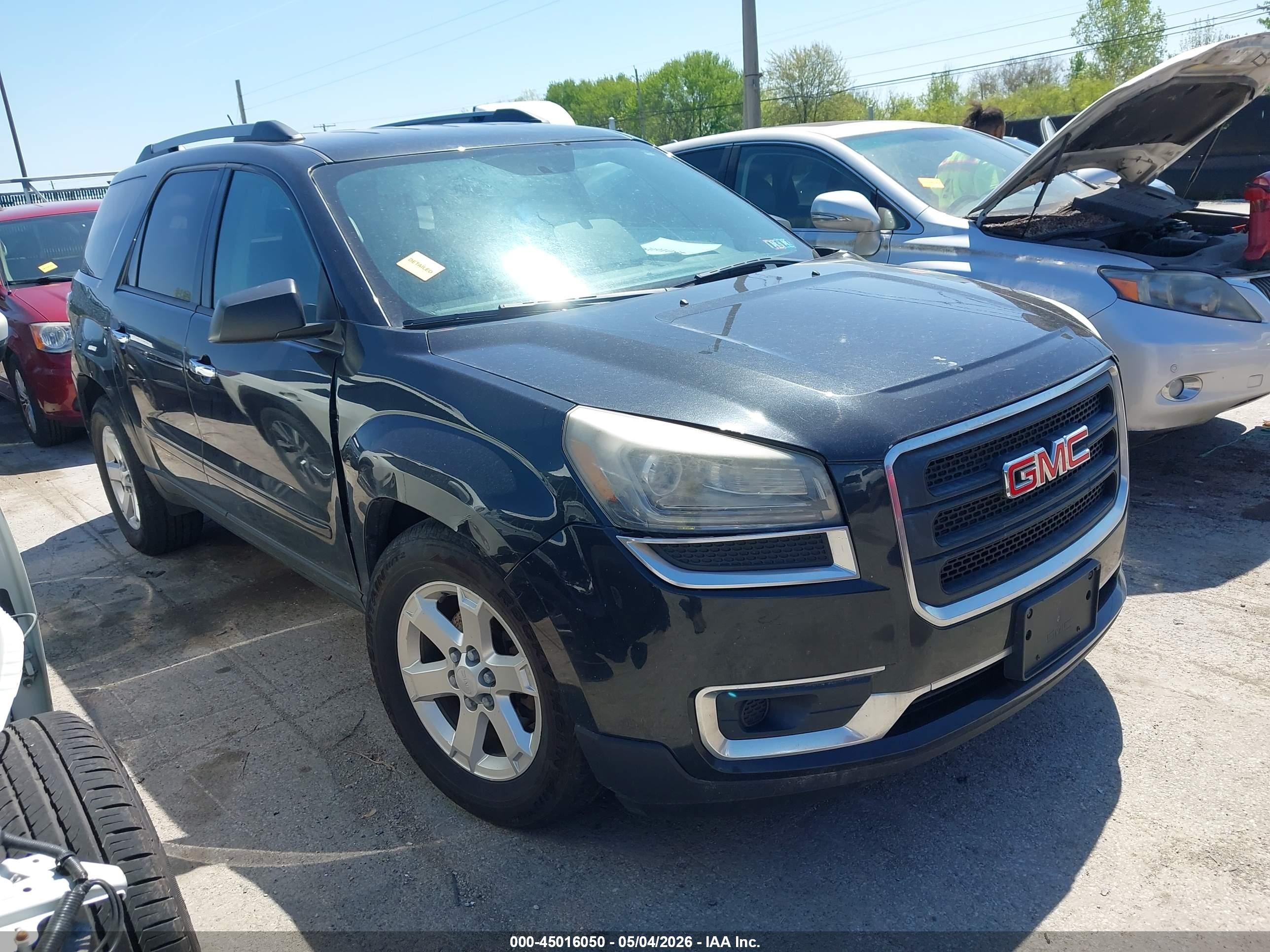 2014 Gmc Acadia Sle-2 Gray vin: 1GKKVPKD6EJ377604
