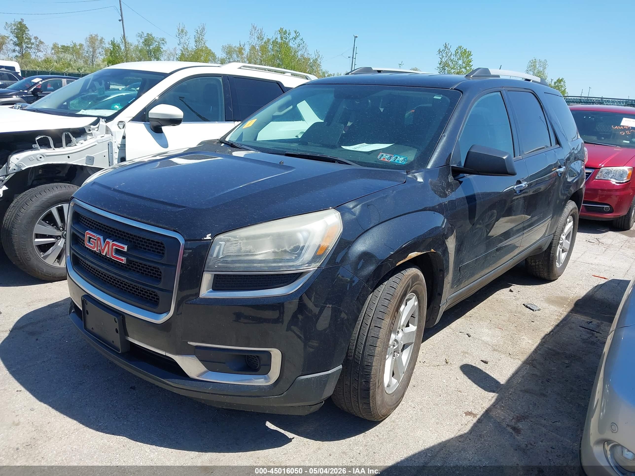 2014 Gmc Acadia Sle-2 Gray vin: 1GKKVPKD6EJ377604