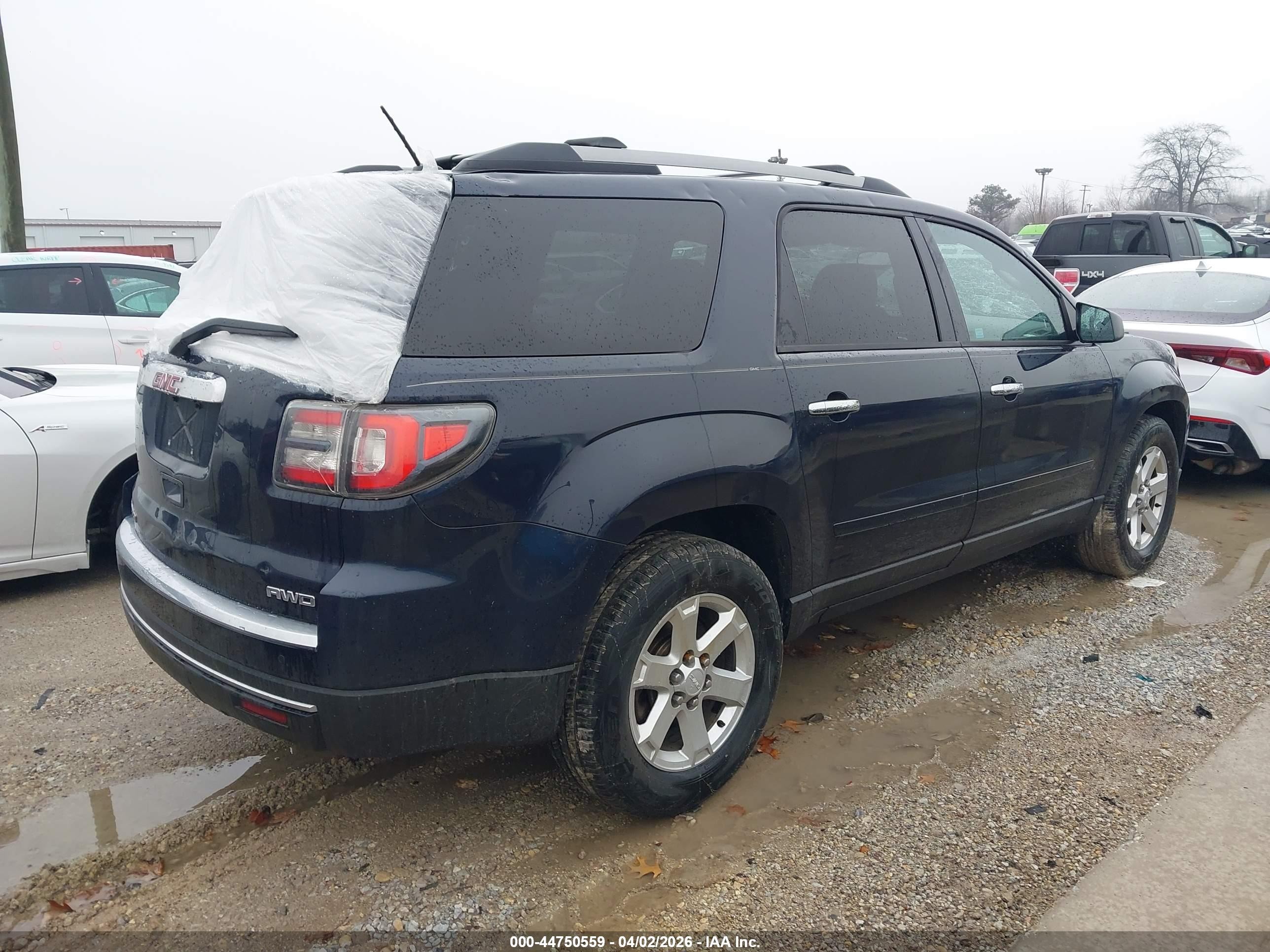 2015 Gmc Acadia Sle-2 Синий vin: 1GKKVPKD6FJ101487