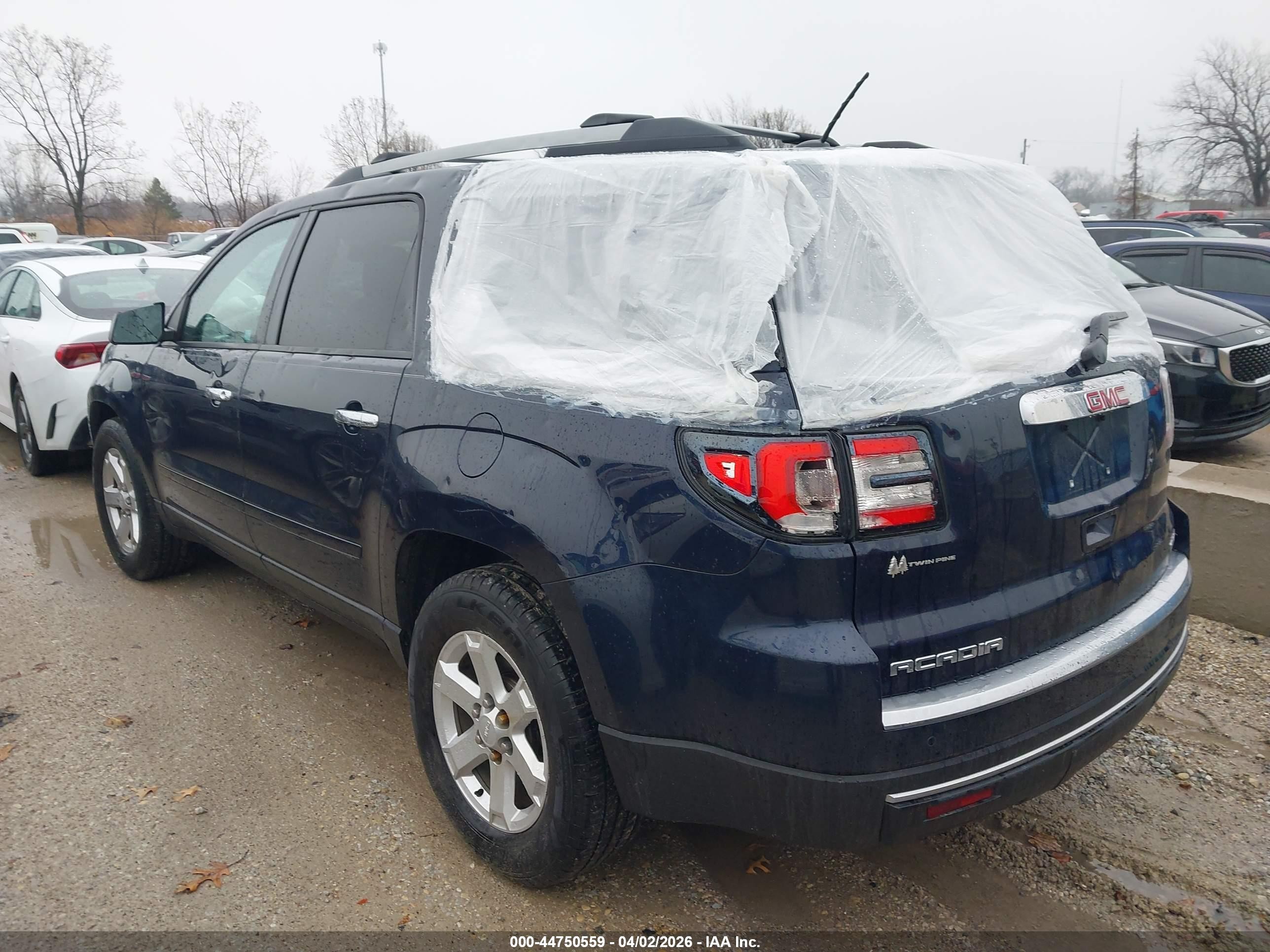 2015 Gmc Acadia Sle-2 Синий vin: 1GKKVPKD6FJ101487