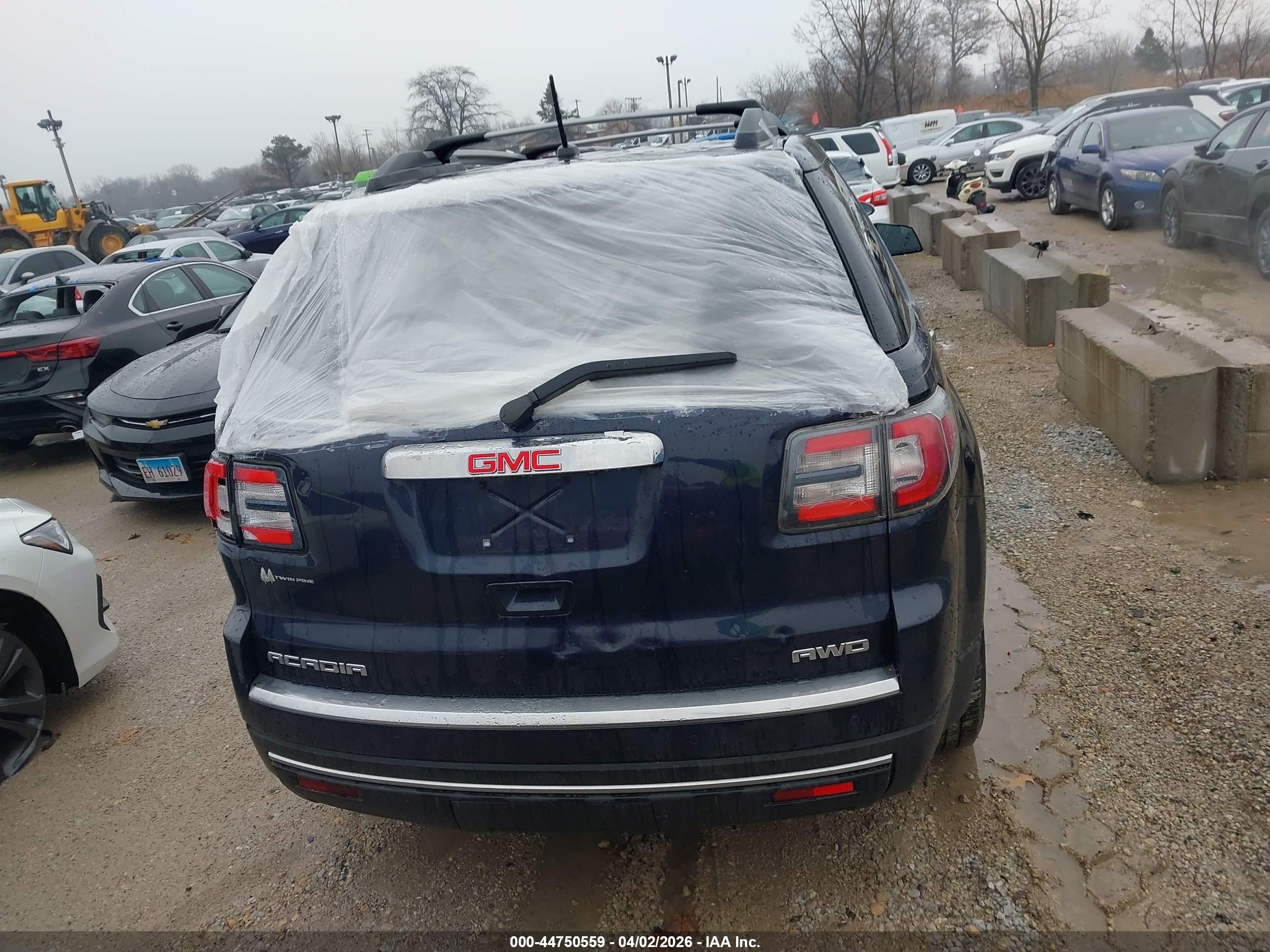 2015 Gmc Acadia Sle-2 Синий vin: 1GKKVPKD6FJ101487