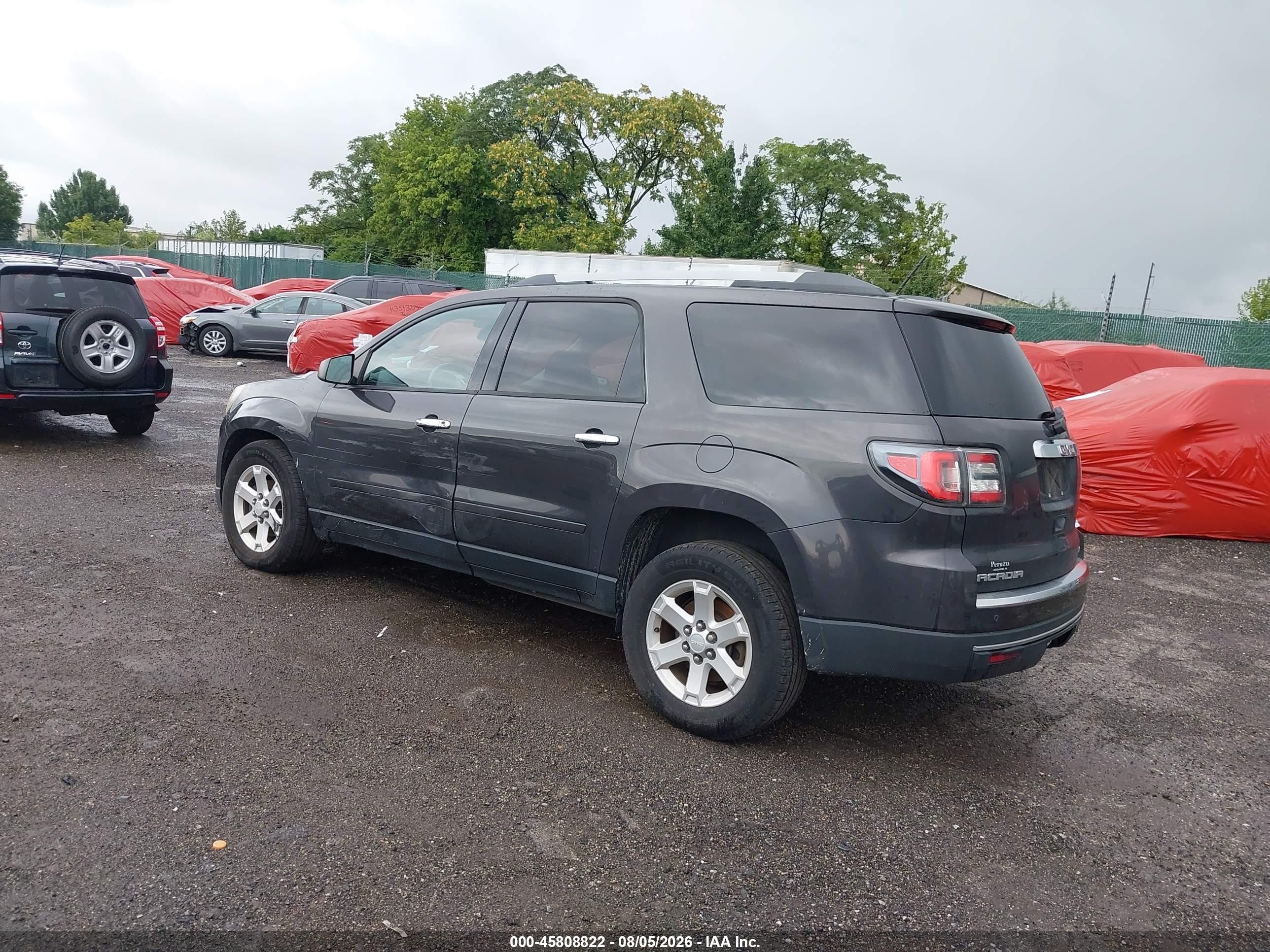 2015 Gmc Acadia Sle-2 Gray vin: 1GKKVPKD6FJ194608
