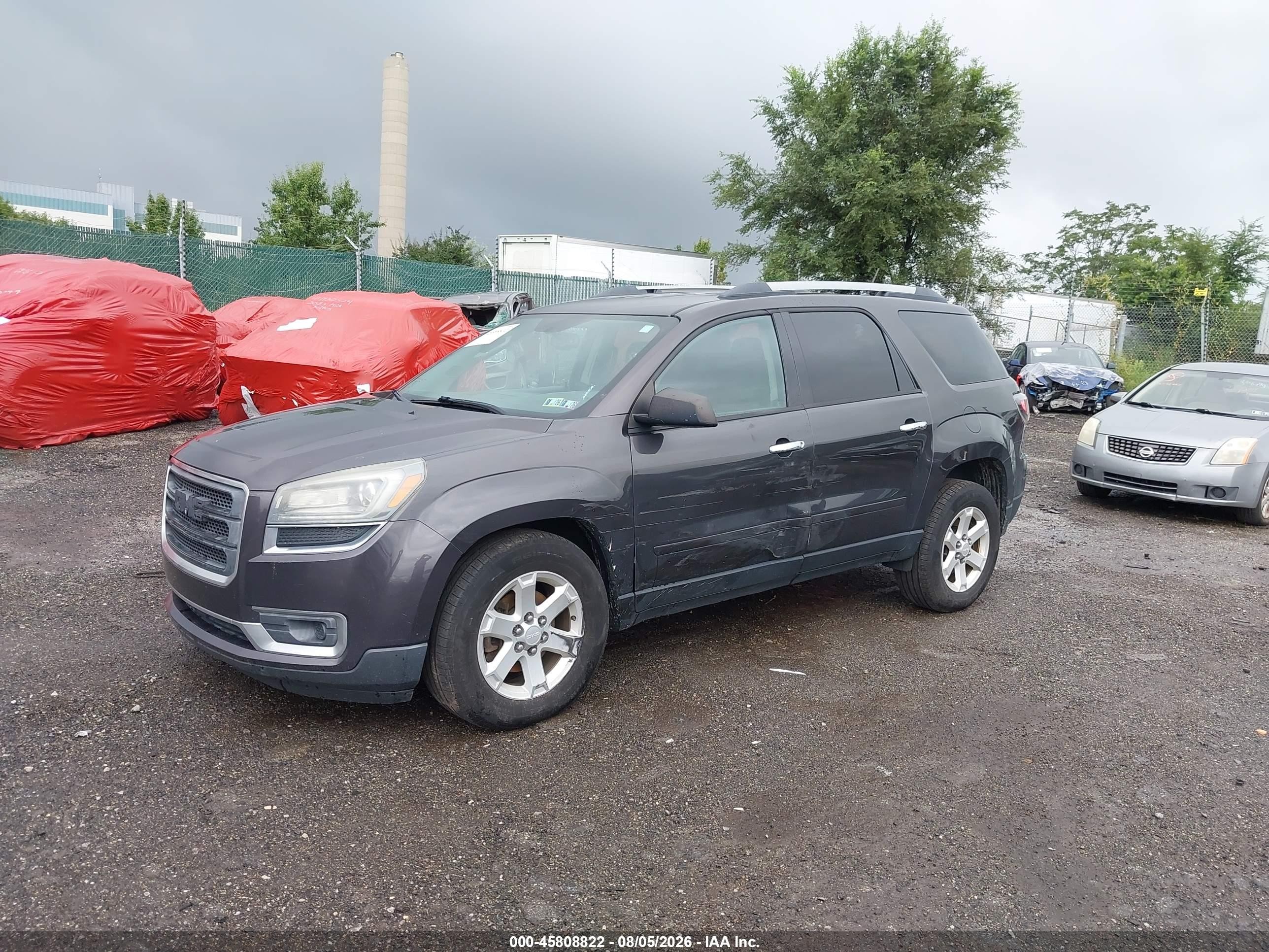 2015 Gmc Acadia Sle-2 Gray vin: 1GKKVPKD6FJ194608
