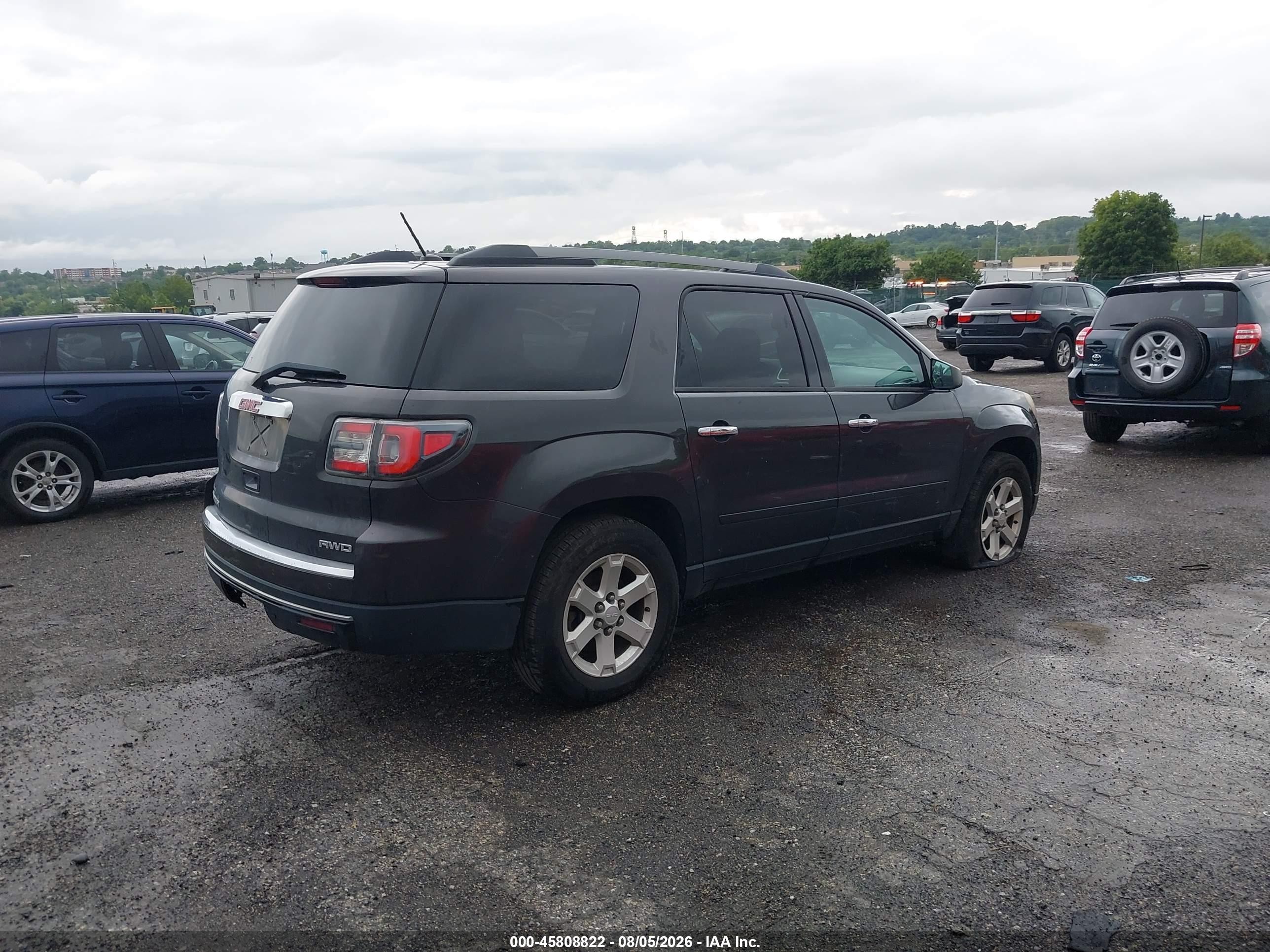 2015 Gmc Acadia Sle-2 Gray vin: 1GKKVPKD6FJ194608