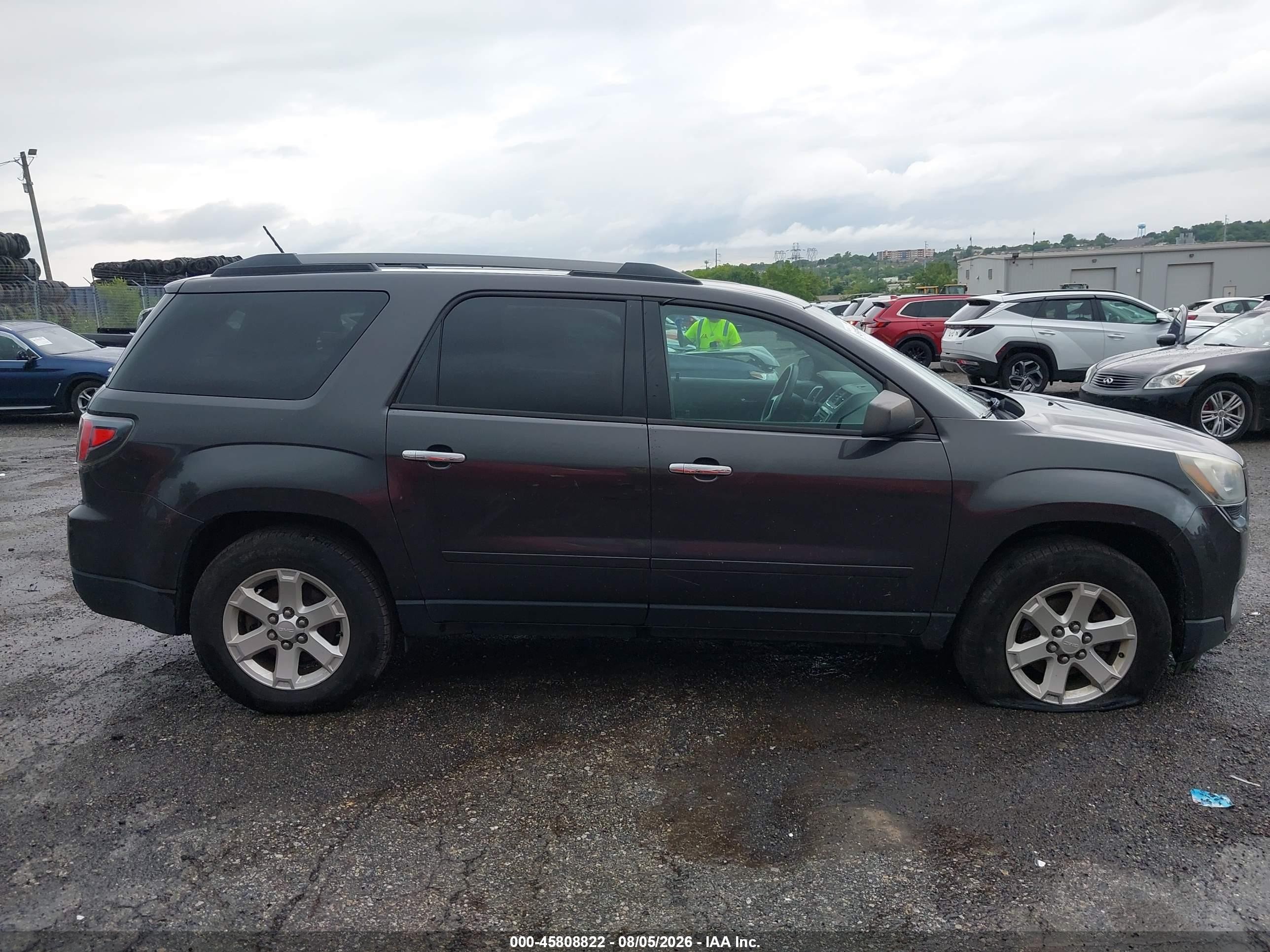 2015 Gmc Acadia Sle-2 Gray vin: 1GKKVPKD6FJ194608