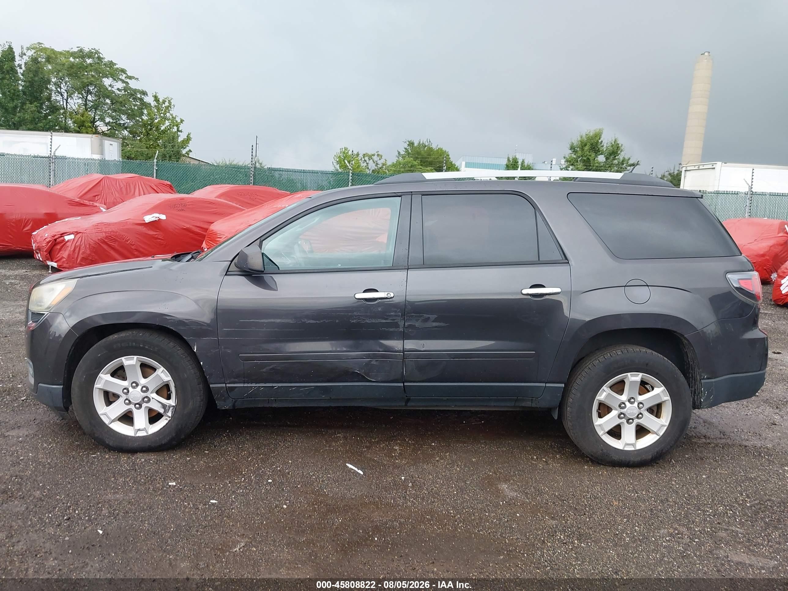 2015 Gmc Acadia Sle-2 Gray vin: 1GKKVPKD6FJ194608