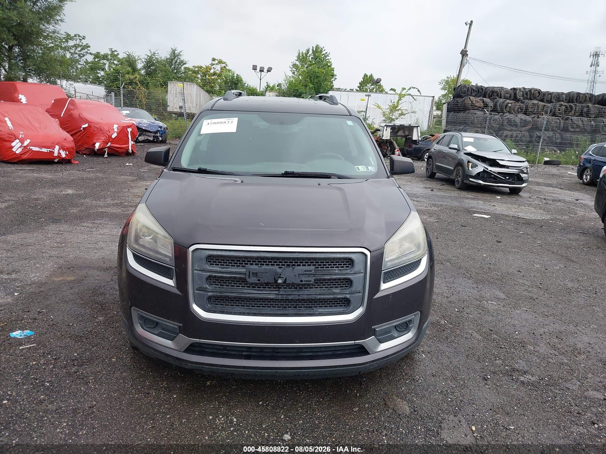 2015 Gmc Acadia Sle-2 Gray vin: 1GKKVPKD6FJ194608