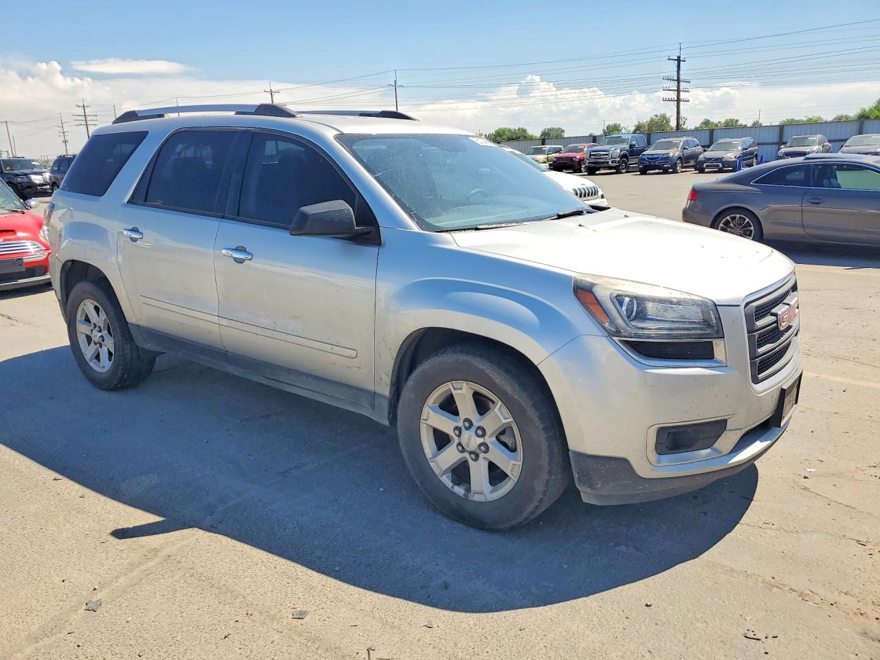 2015 Gmc Acadia Sle Silver vin: 1GKKVPKD6FJ267072