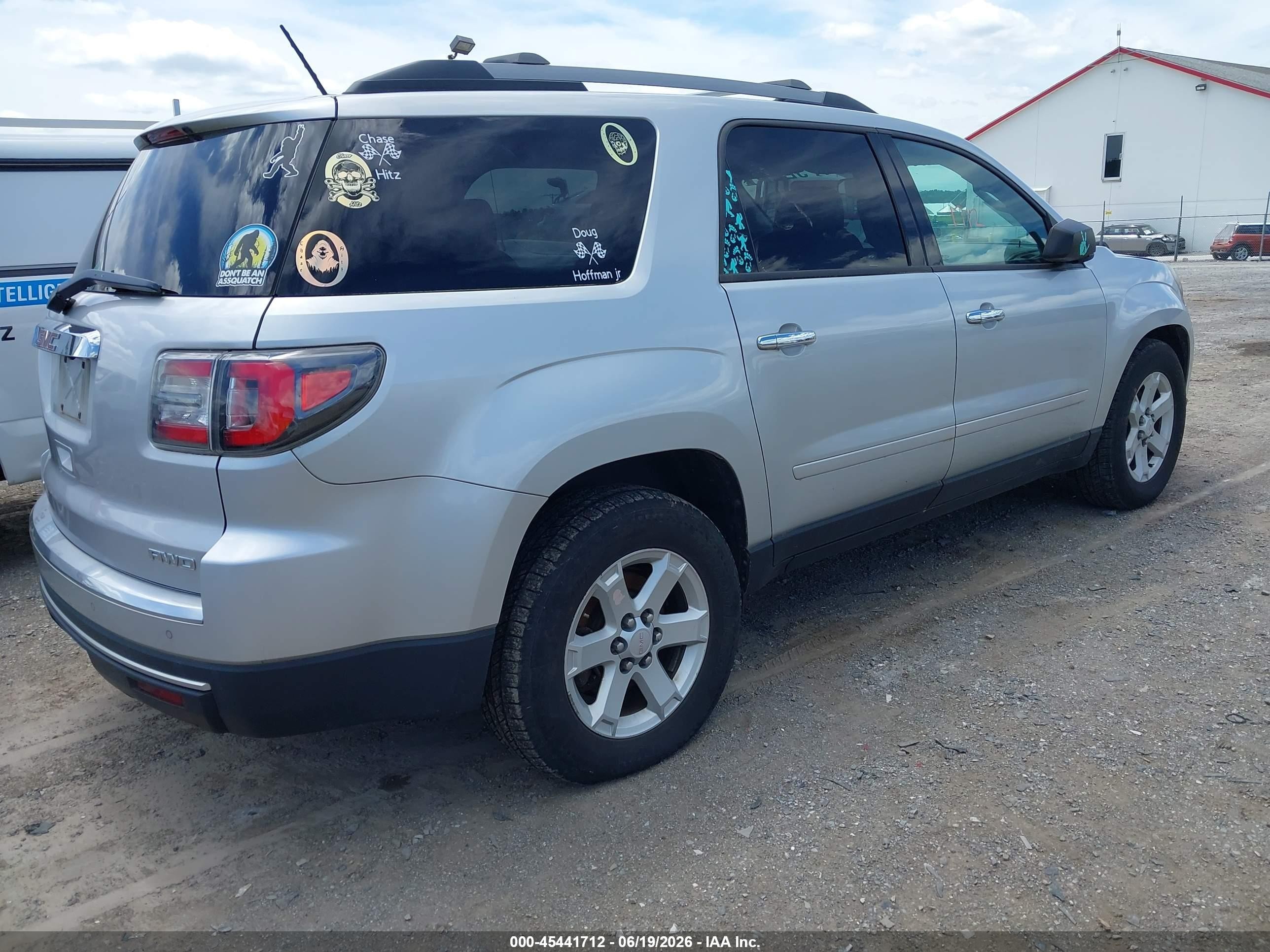 2013 Gmc Acadia Sle-2 Silver vin: 1GKKVPKD7DJ175174