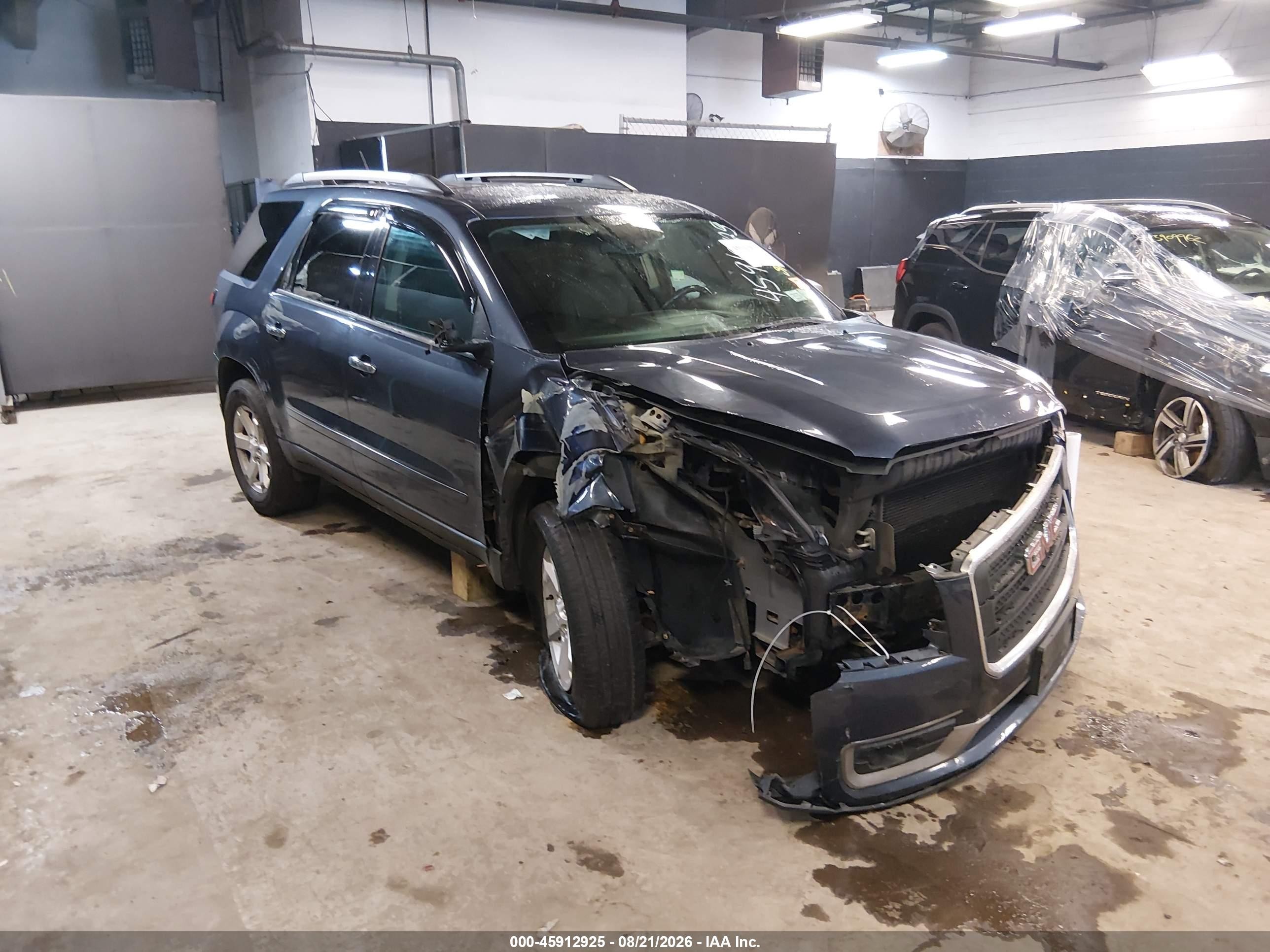 2014 Gmc Acadia Sle-2 Blue vin: 1GKKVPKD7EJ211799