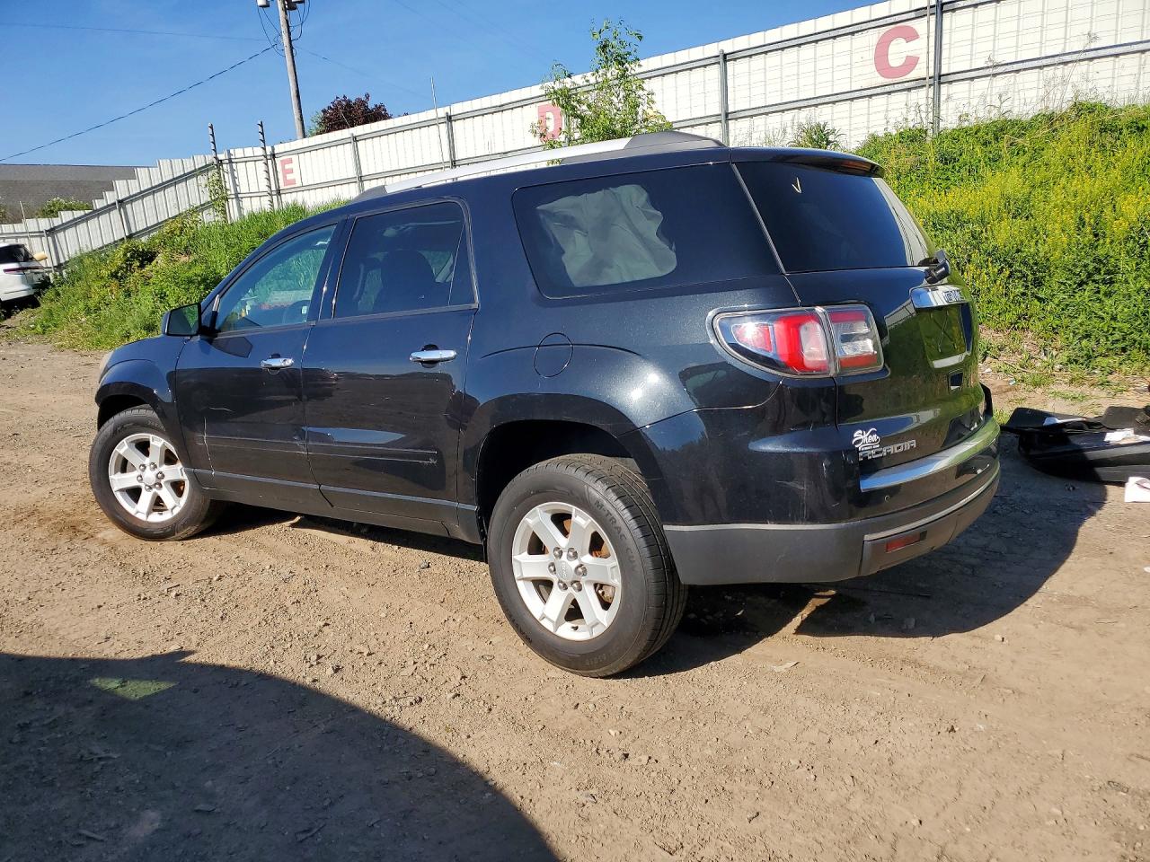 2015 Gmc Acadia Sle Black vin: 1GKKVPKD7FJ165232