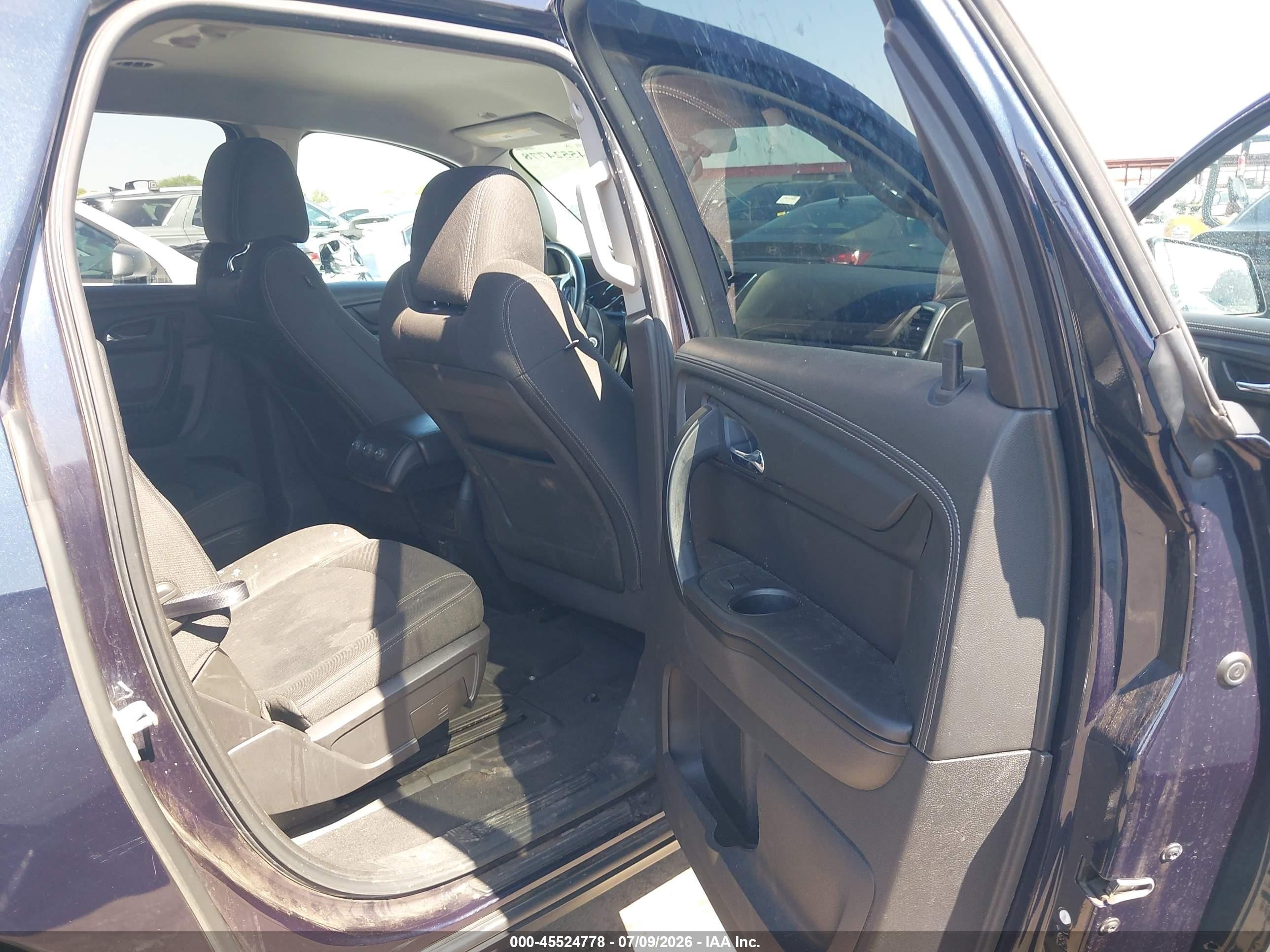 2015 Gmc Acadia Sle-2 Black vin: 1GKKVPKD7FJ344094