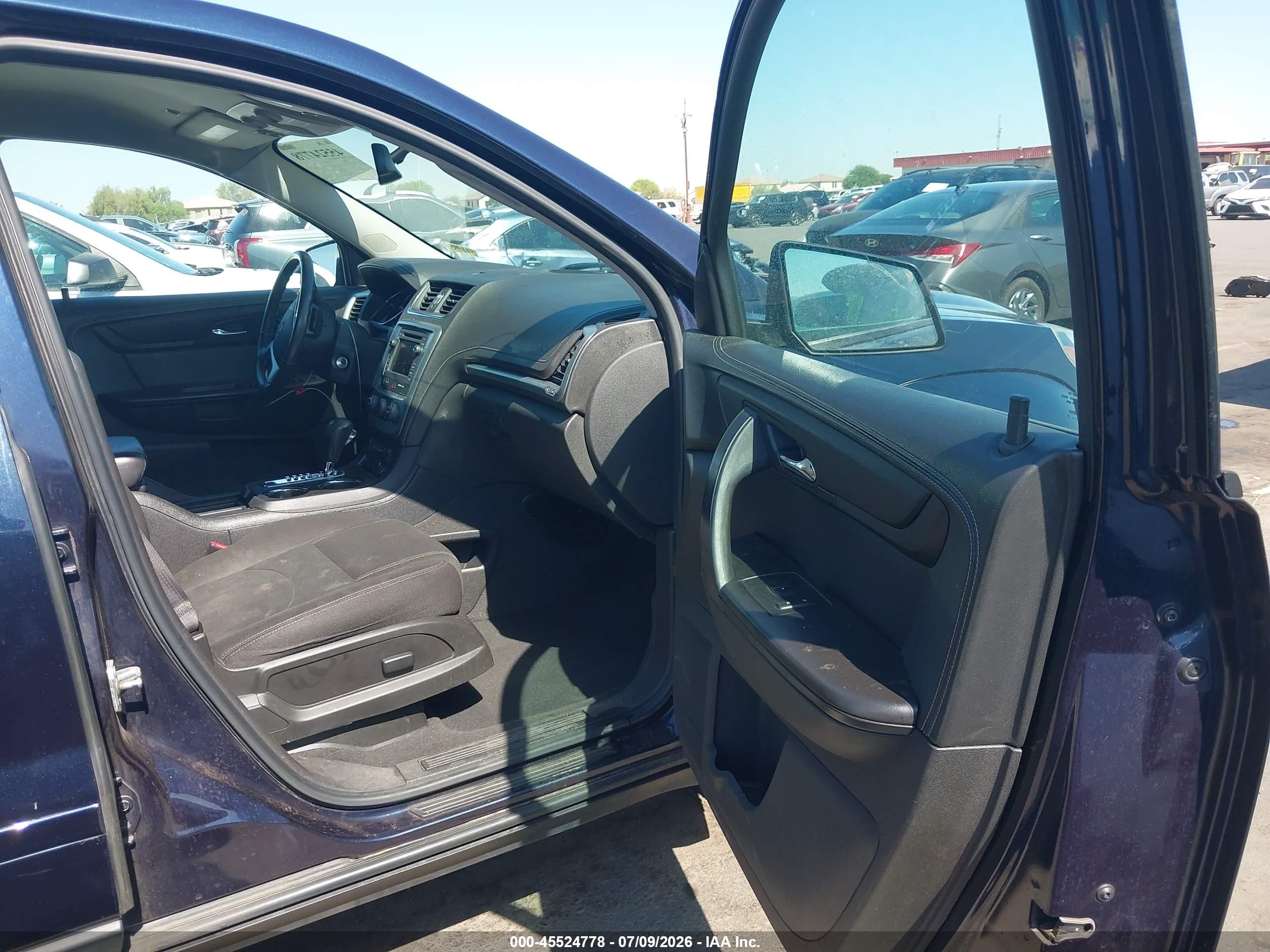 2015 Gmc Acadia Sle-2 Black vin: 1GKKVPKD7FJ344094