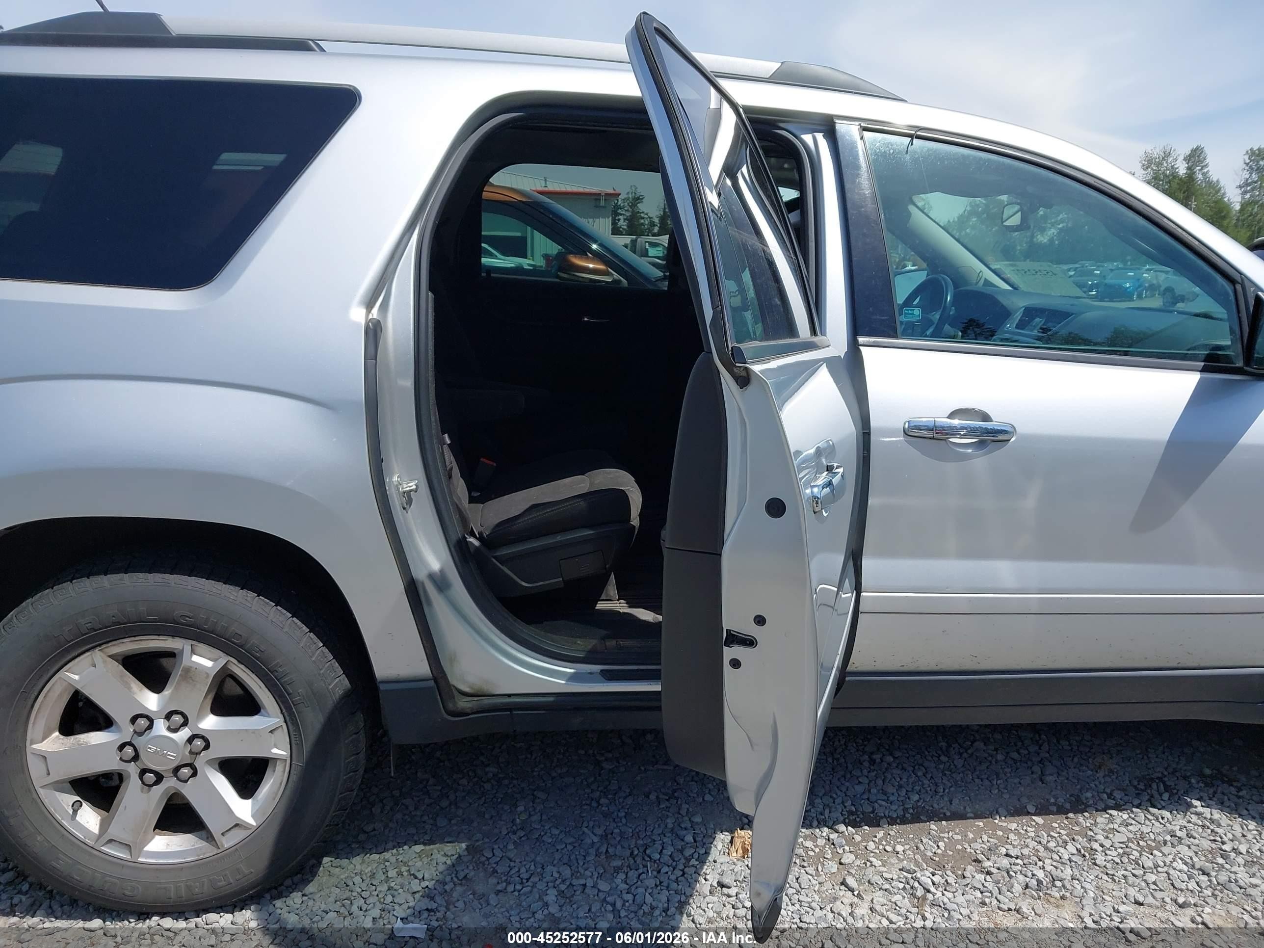 2015 Gmc Acadia Sle-2 Silver vin: 1GKKVPKD7FJ372557