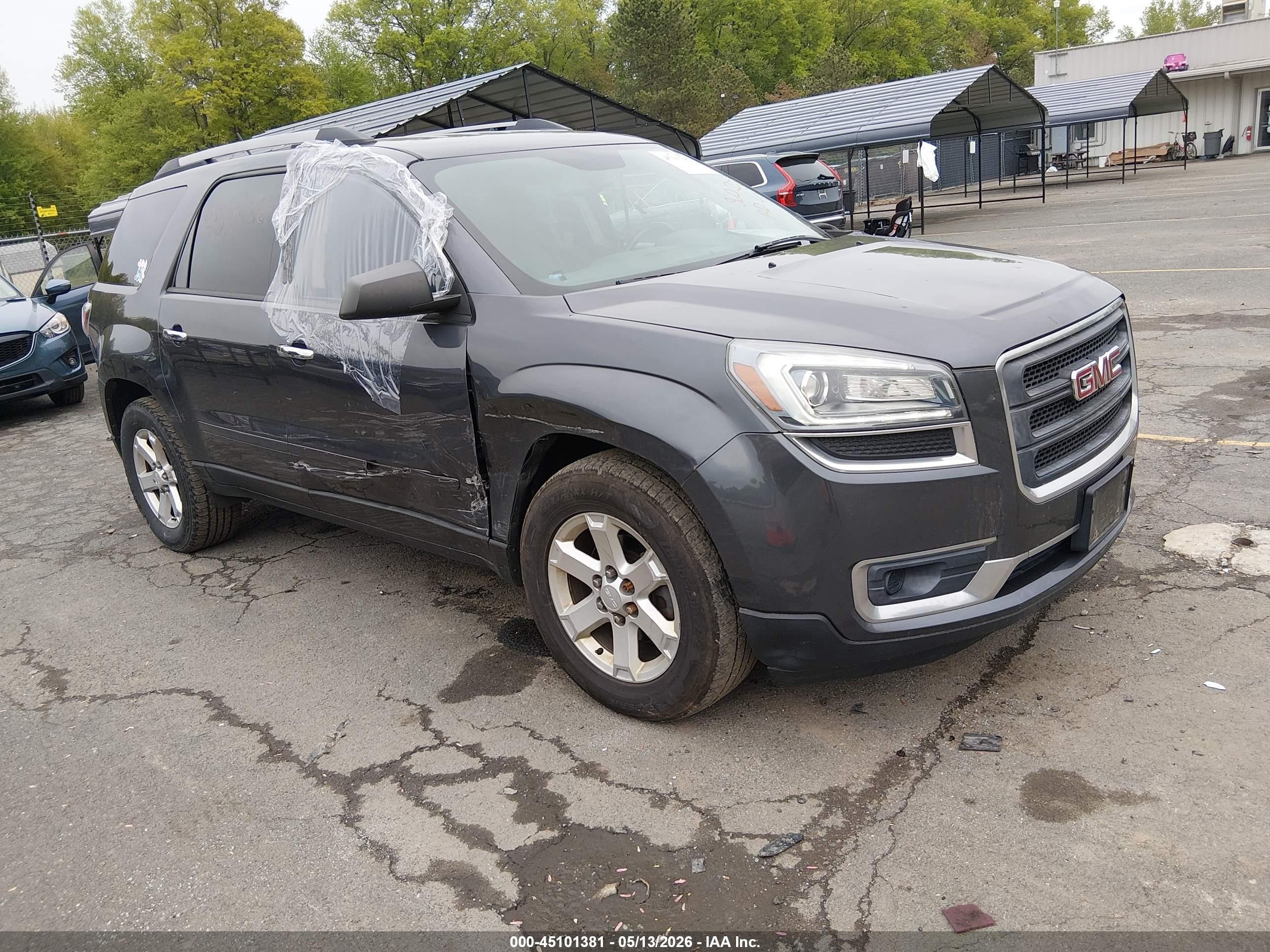 2014 Gmc Acadia Sle-2 Gray vin: 1GKKVPKD8EJ248327